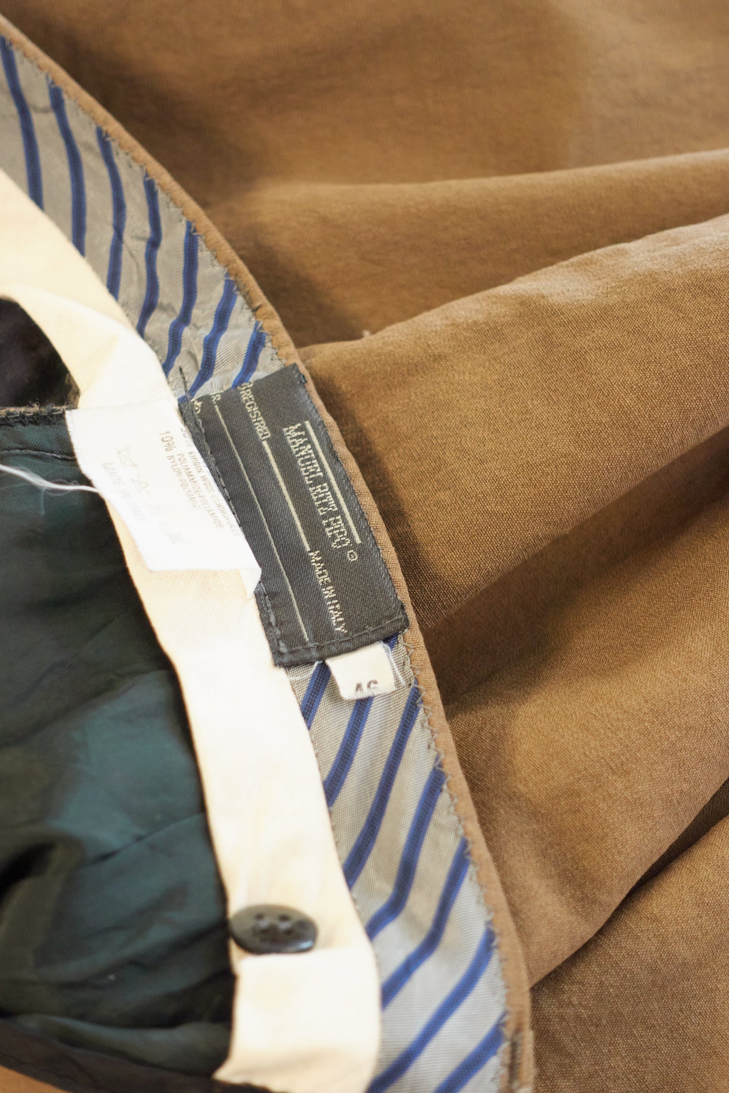 Manuel Ritz Pipo sheeny pleated trousers