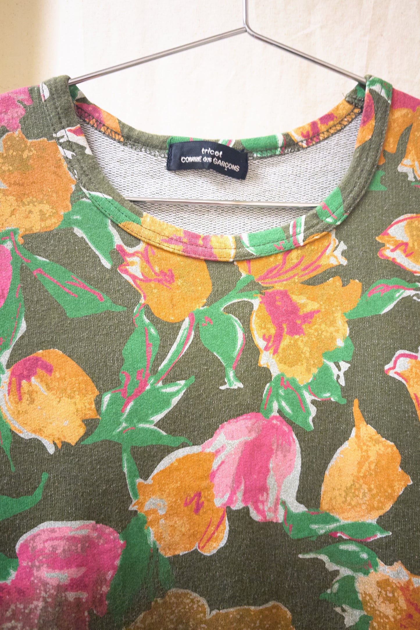 Tricot Comme des Garcons 2001 floral print t-shirt