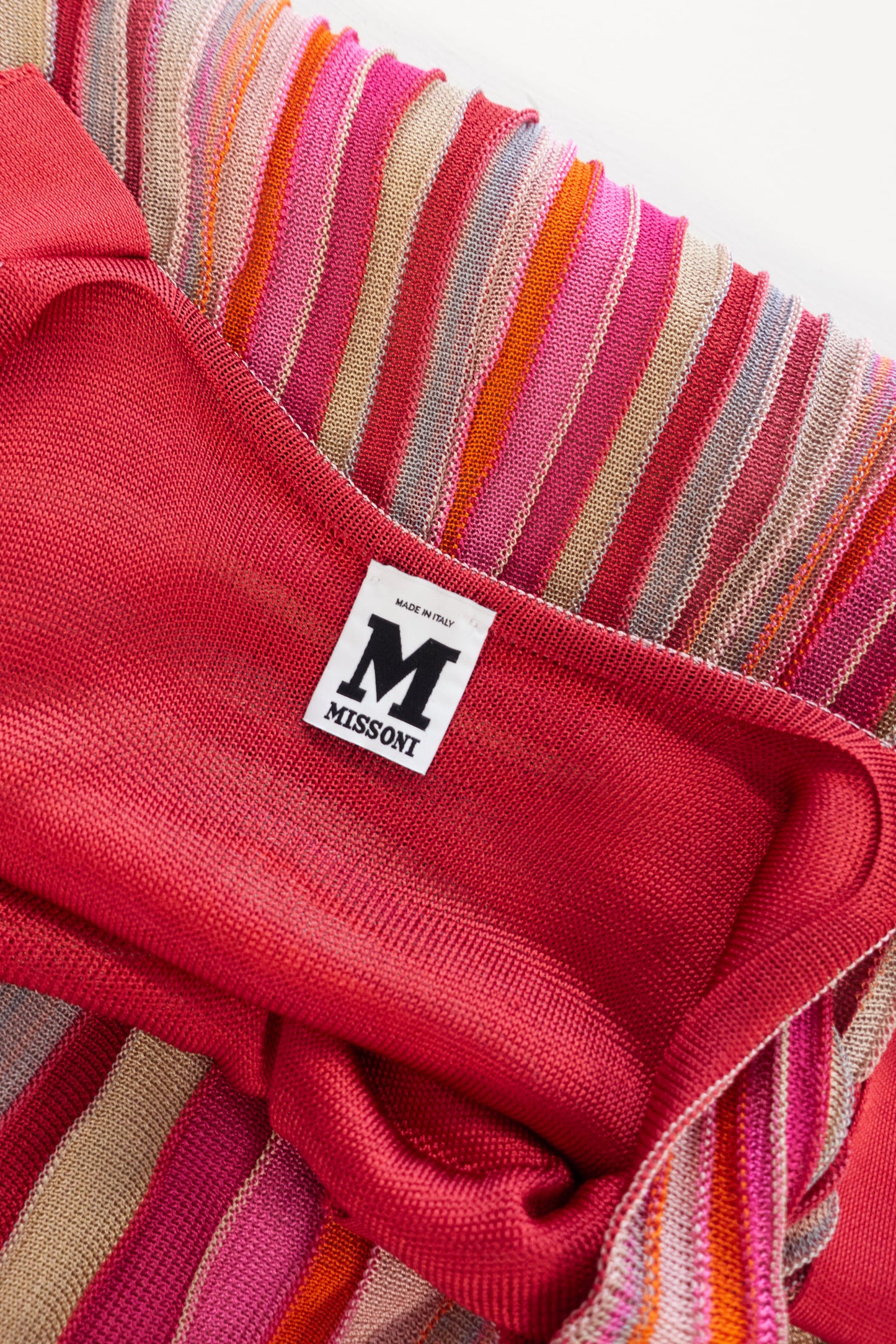 Missoni multicoloured stripe dress