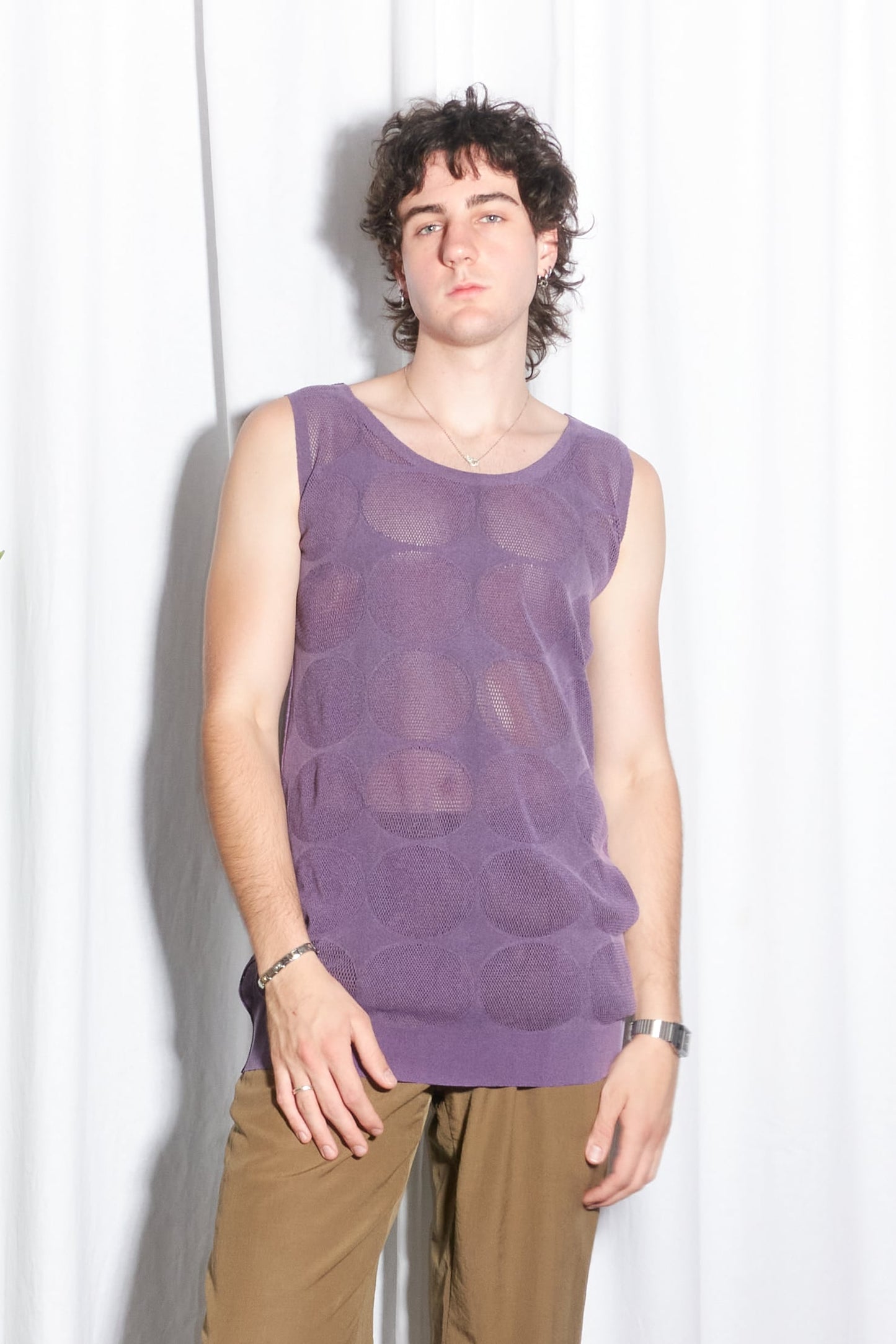 Perforated Pleats Please - APOC-Inside reversible tunic