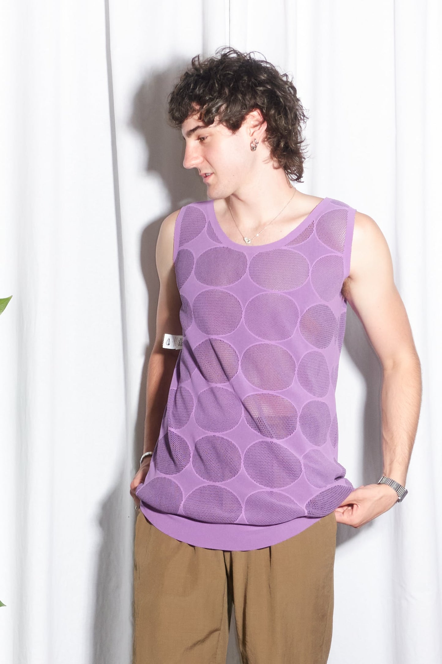 Perforated Pleats Please - APOC-Inside reversible tunic