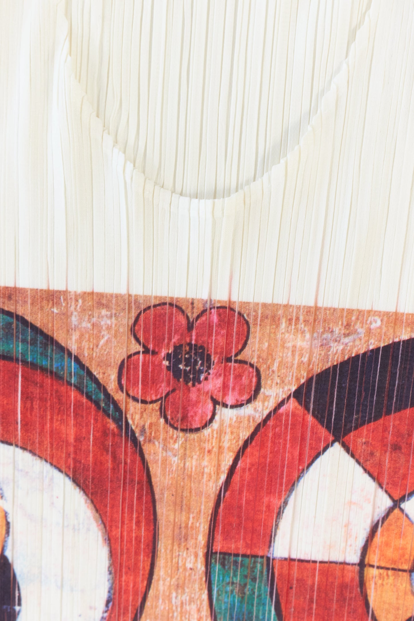 Issey Miyake Pleats Please printed dress