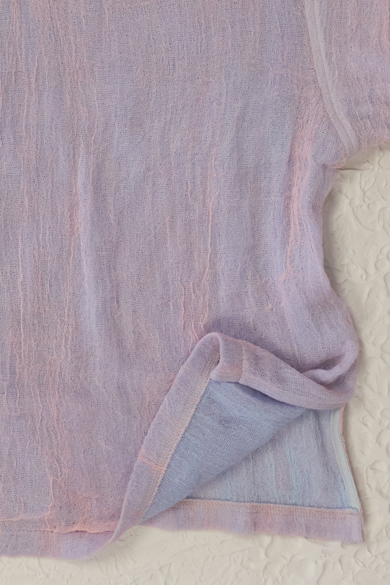 Halo Labels gauze t-shirt - ciel