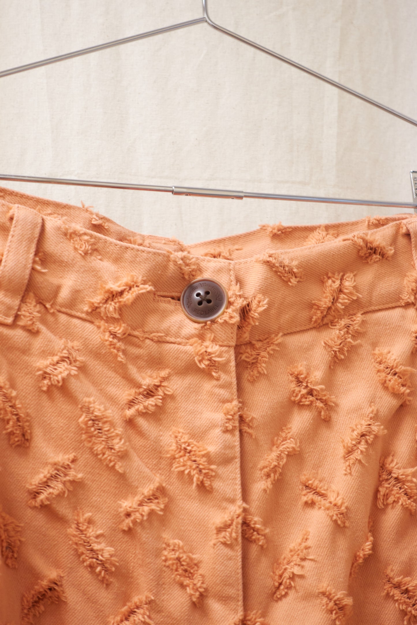 Vivienne Westwood red label diamond pattern denim trousers