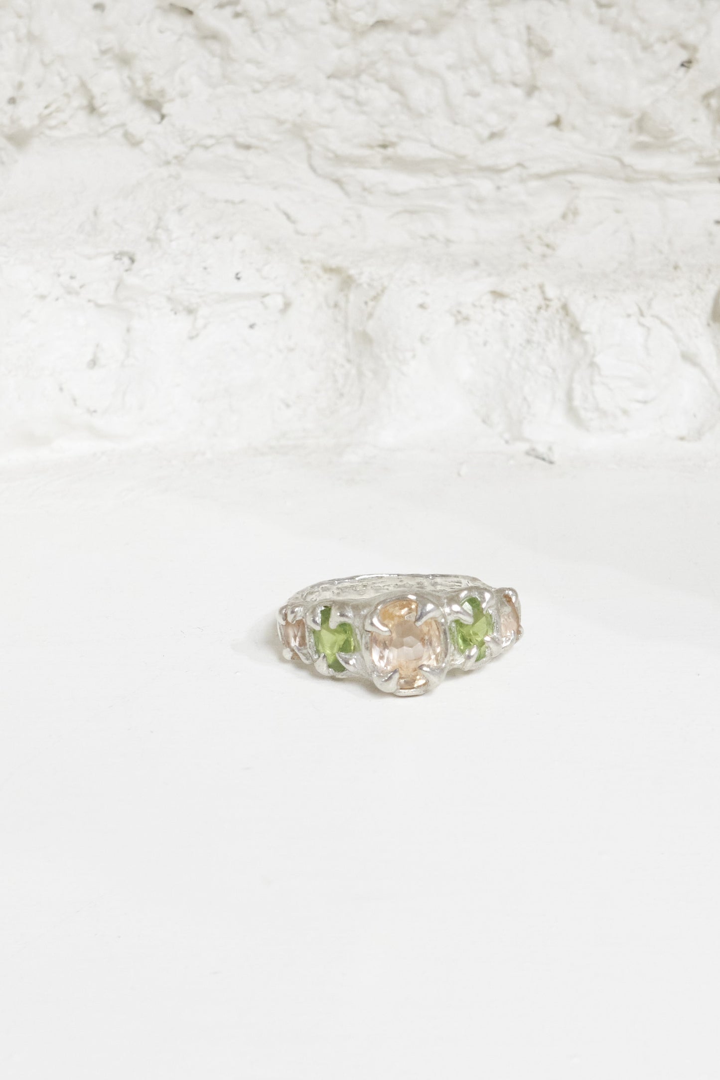 Outcast celestial ring - champagne and kryptonite