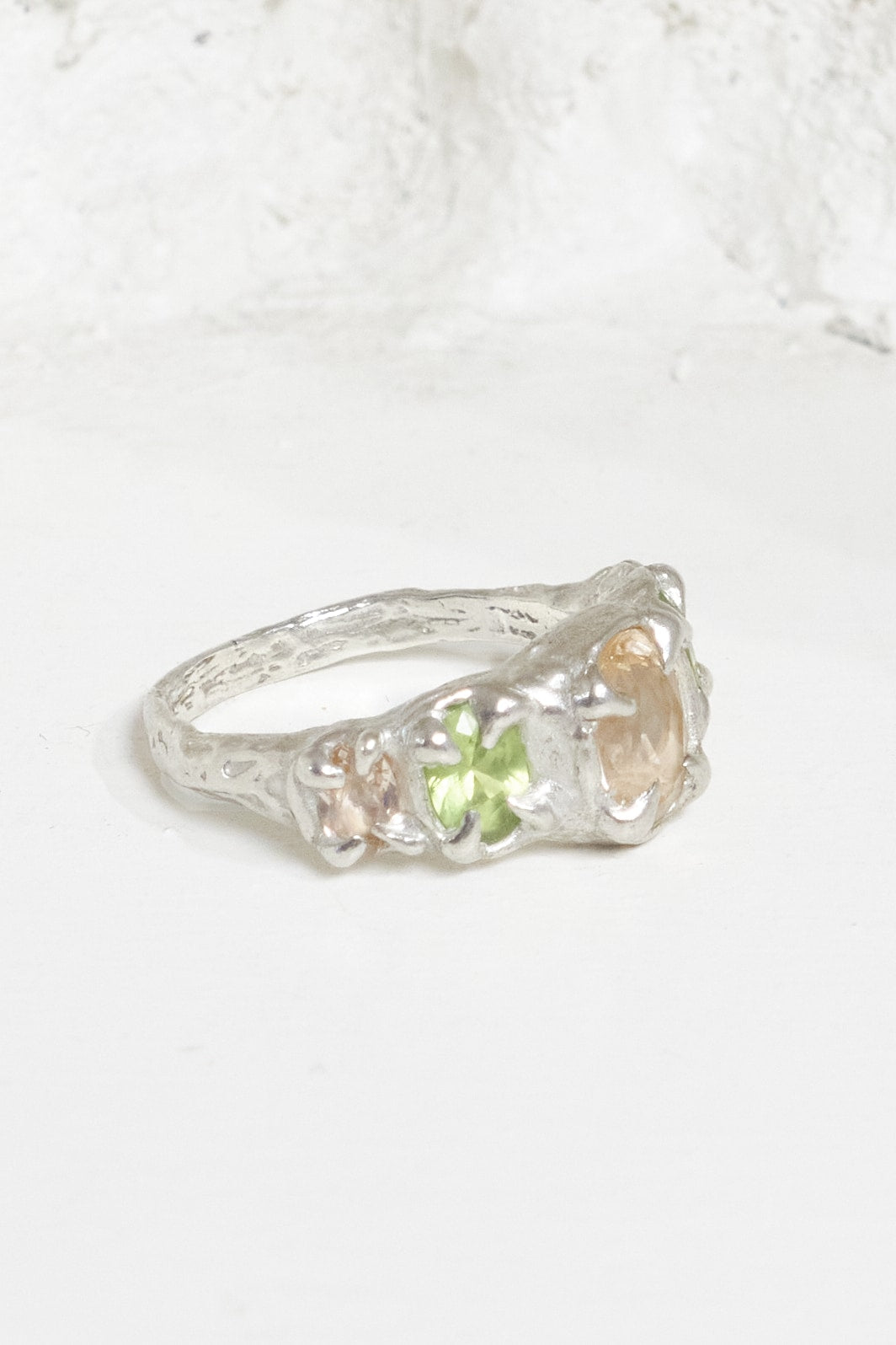 Outcast celestial ring - champagne and kryptonite