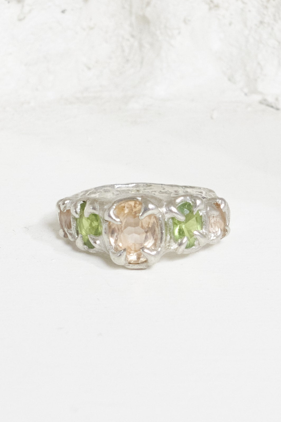 Outcast celestial ring - champagne and kryptonite