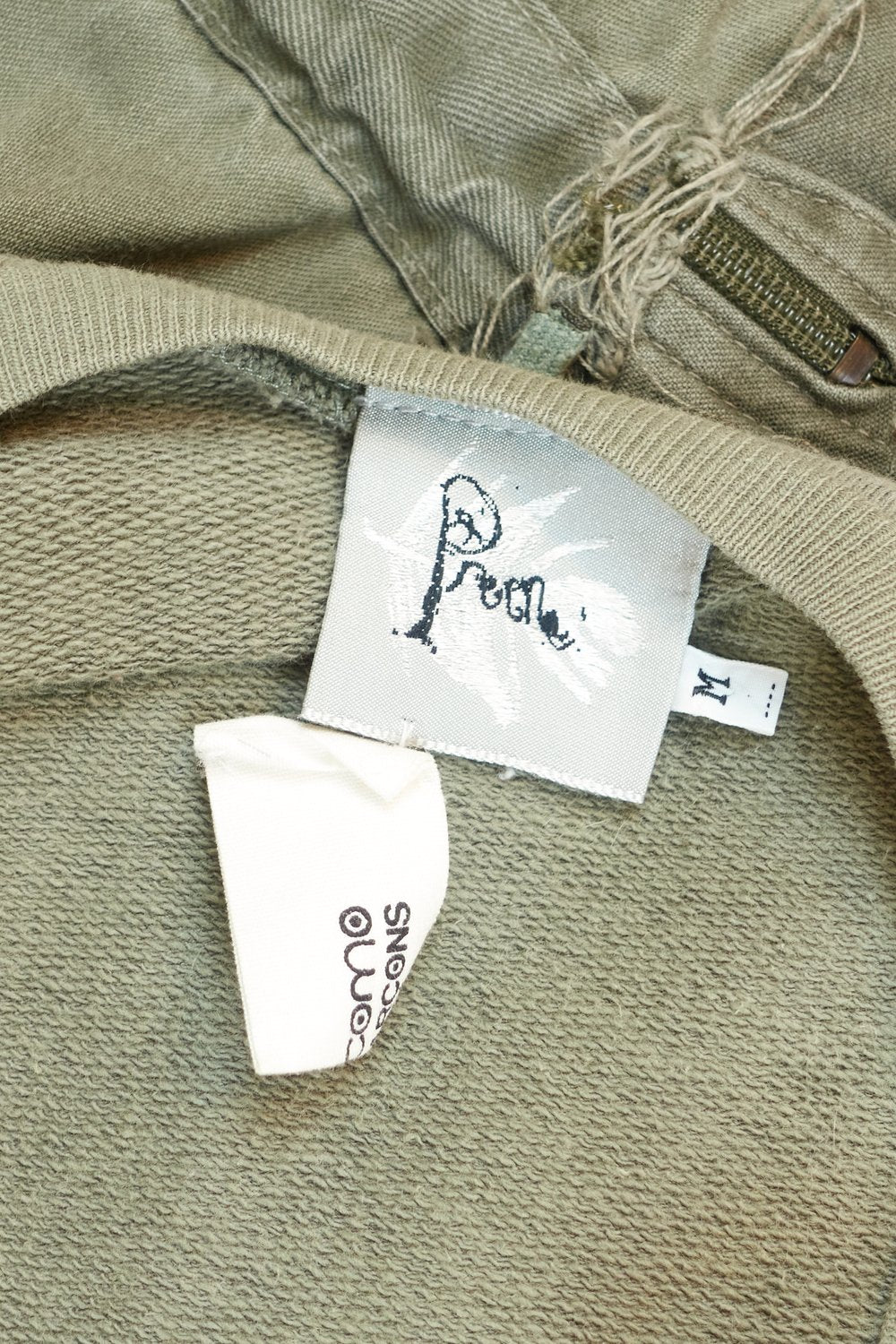 comme des garcons 10 corso como & preen cotton patchwork jumper