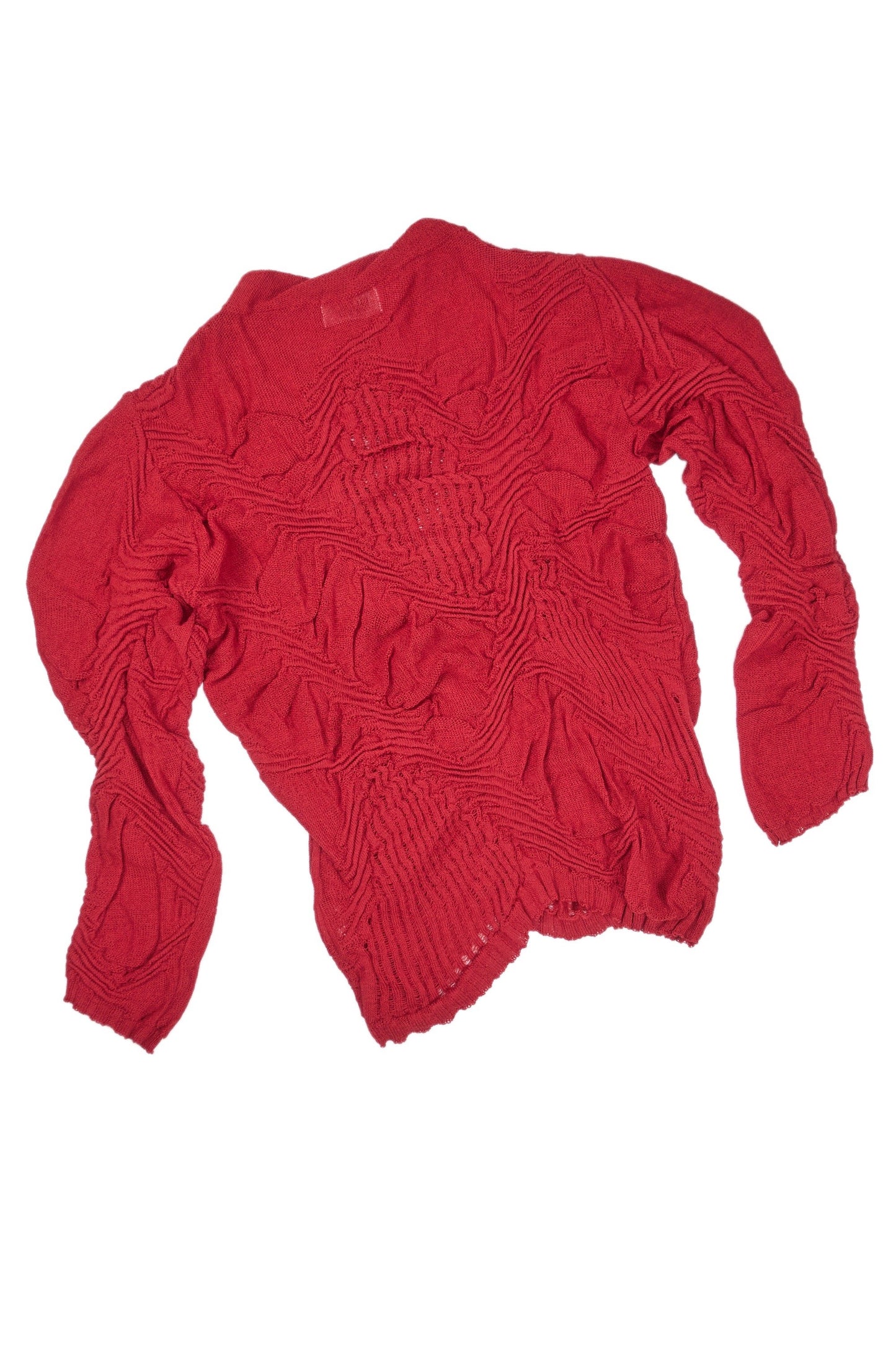 yoshiki konishi ficce uomo wavy distorted jumper
