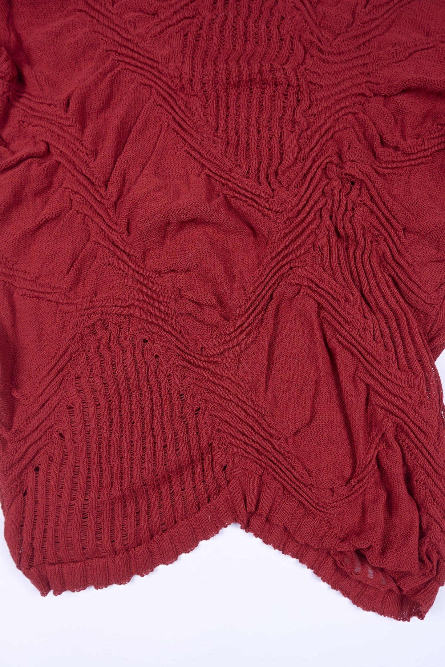 yoshiki konishi ficce uomo wavy distorted jumper