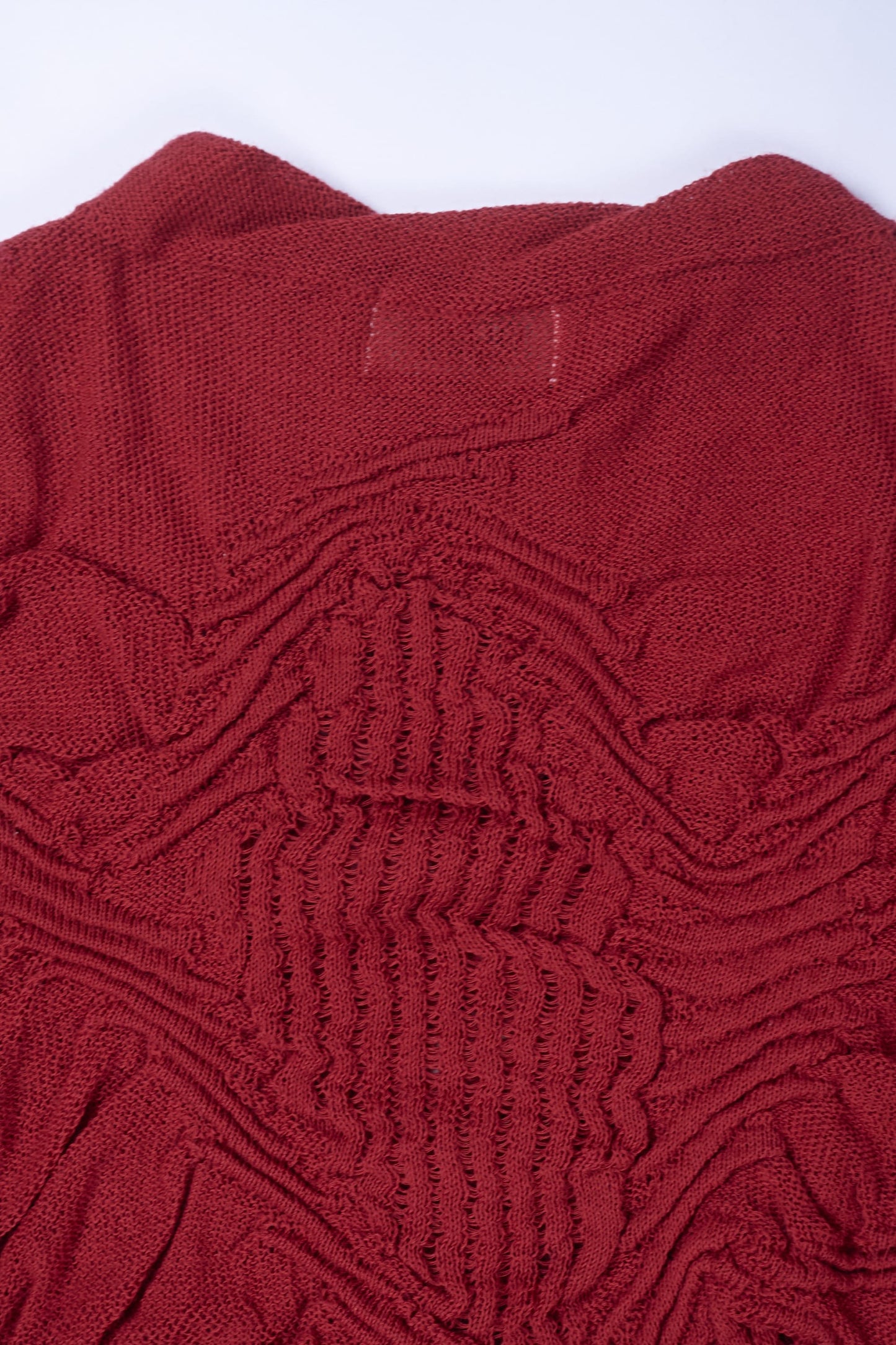 yoshiki konishi ficce uomo wavy distorted jumper
