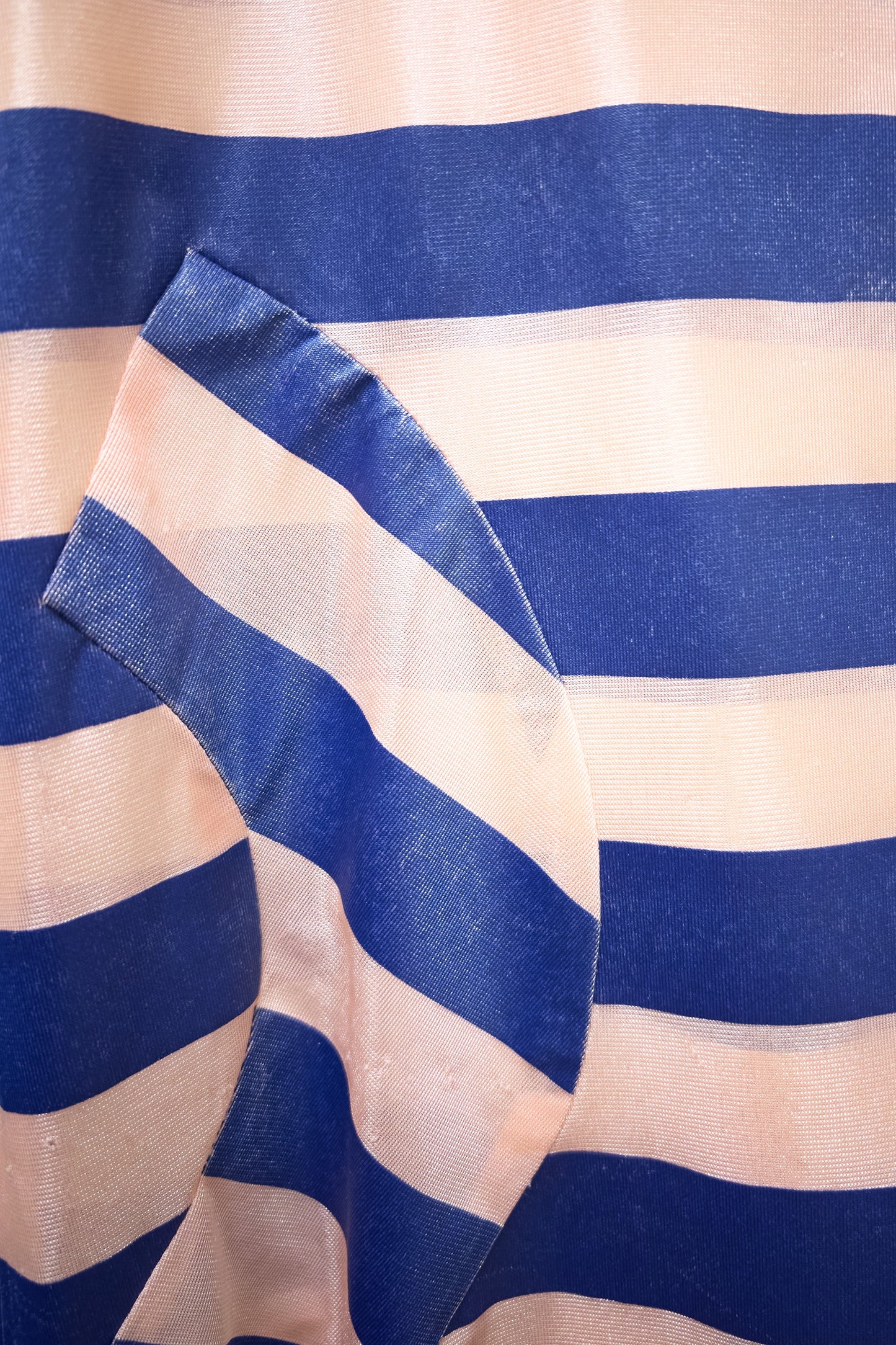 Comme des Garcons Robe de Chambre striped dress 1995 pink and blue