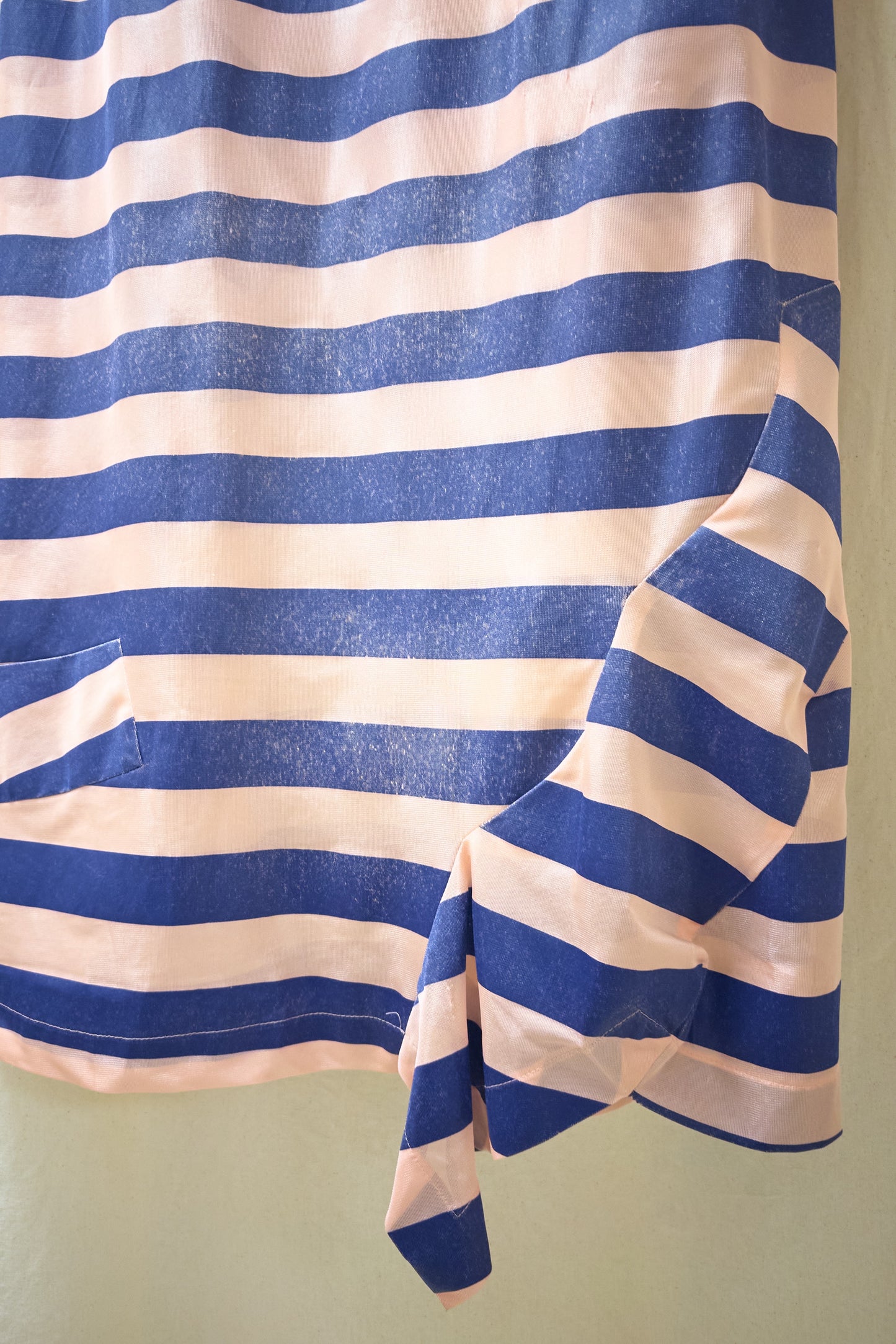 Comme des Garcons Robe de Chambre striped dress 1995 pink and blue