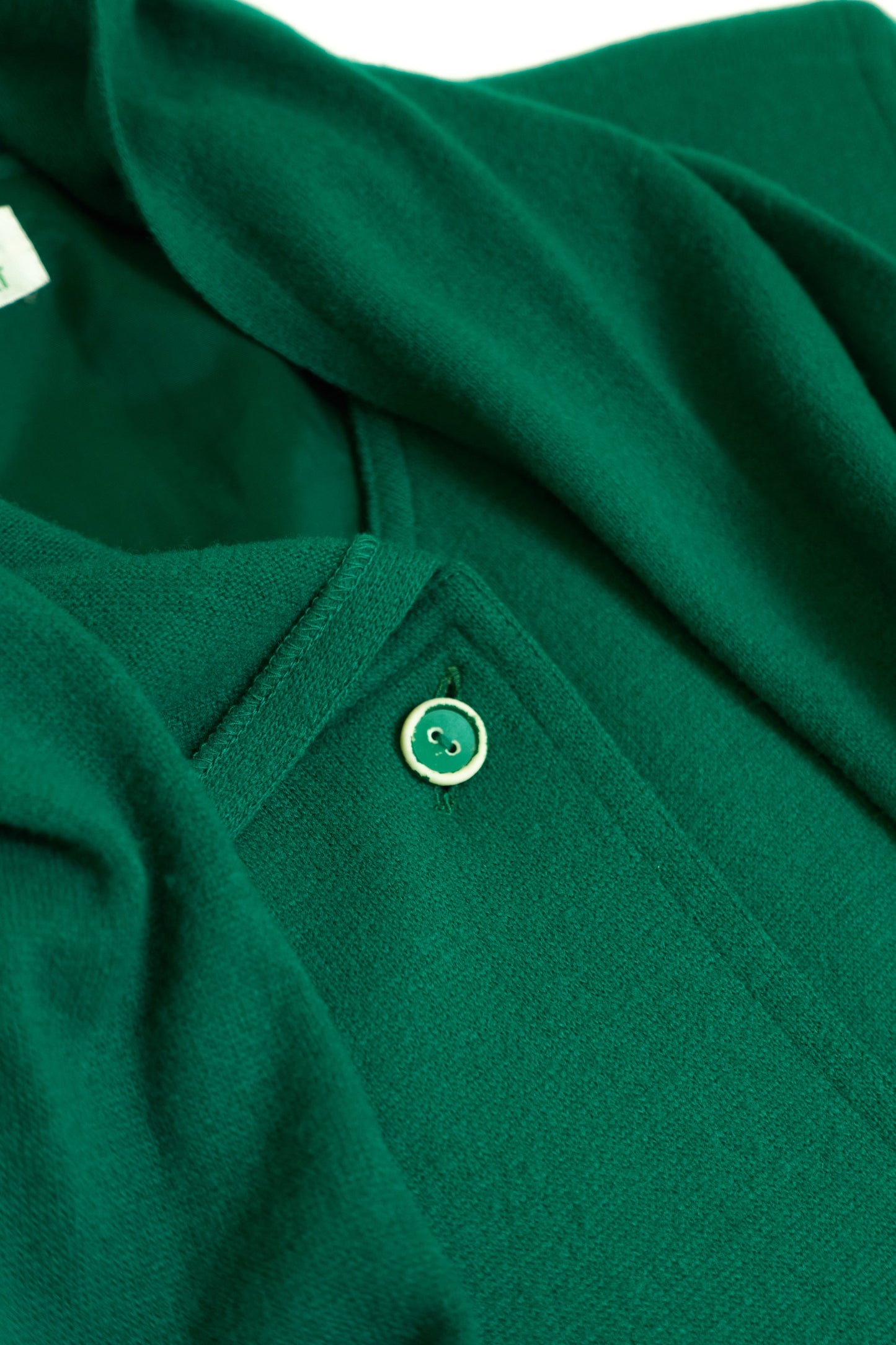 Issey Sport c.1970-80s wool dress with built in scarf & repairs by Mineral Tufts