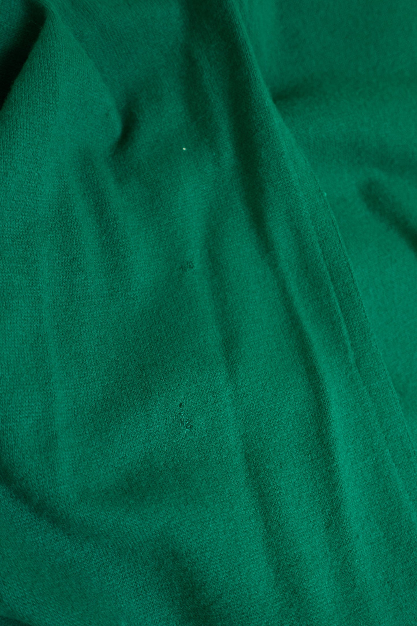 Issey Sport c.1970-80s wool dress with built in scarf & repairs by Mineral Tufts