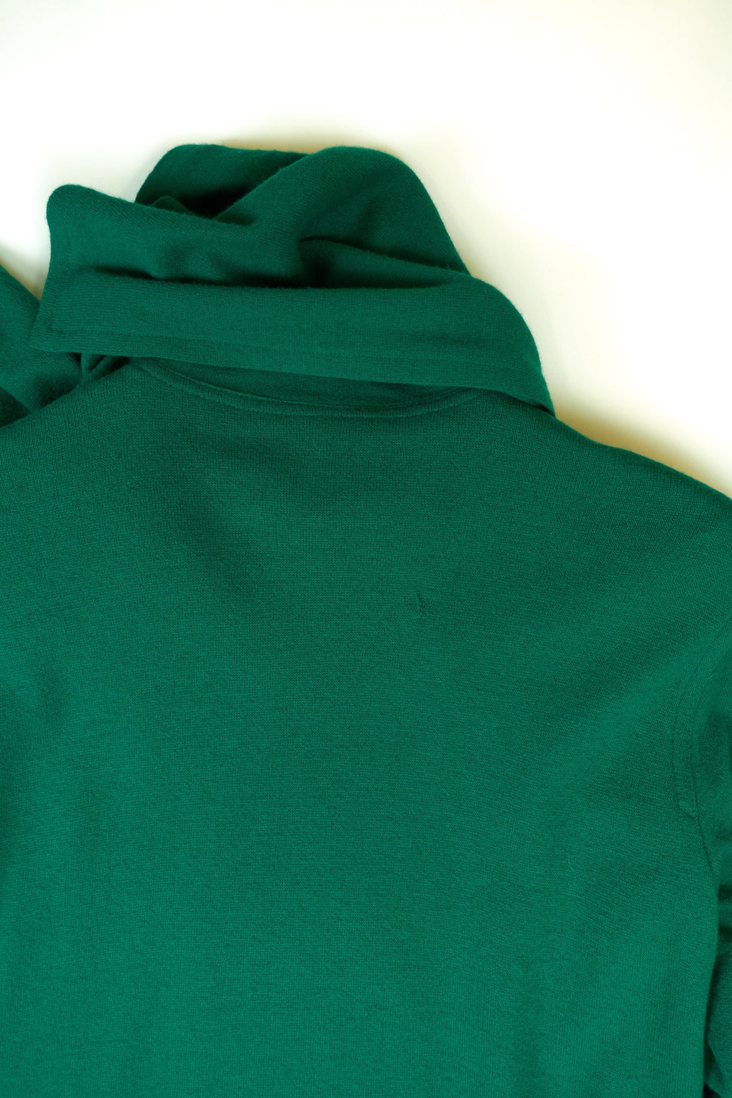 Issey Sport c.1970-80s wool dress with built in scarf & repairs by Mineral Tufts