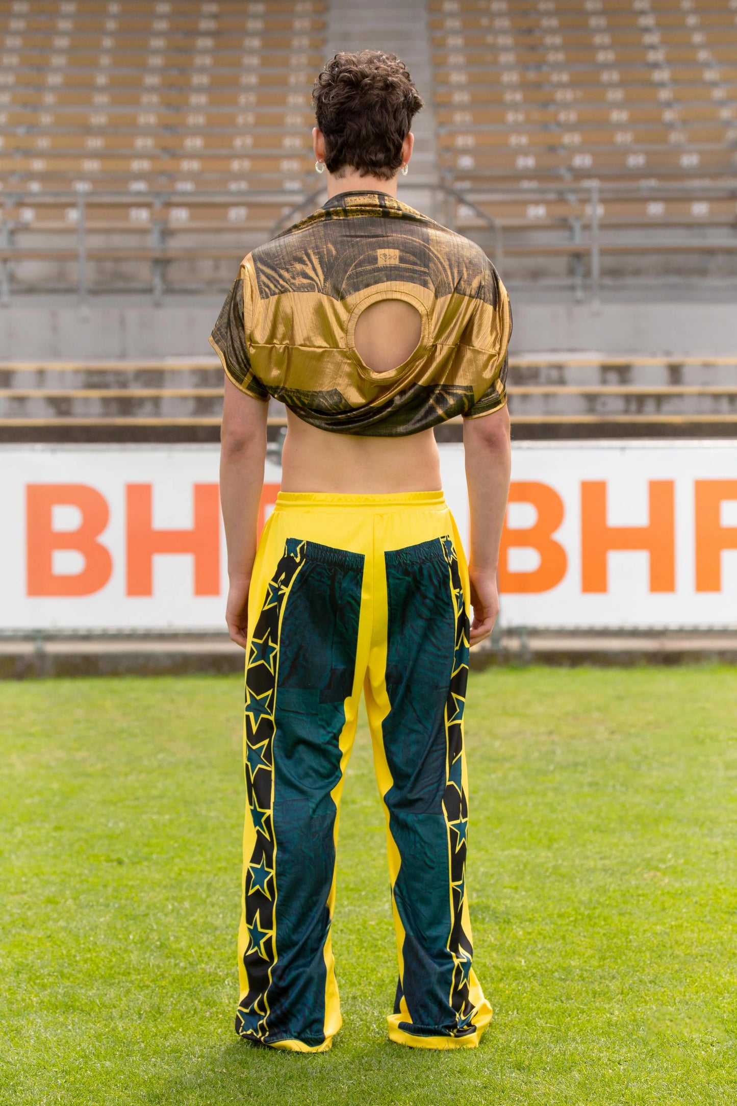 Briar Will the star tracksuit pants in yellow