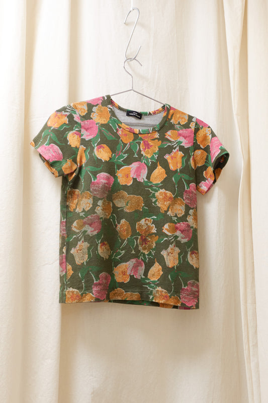 Tricot Comme des Garcons 2001 floral print t-shirt