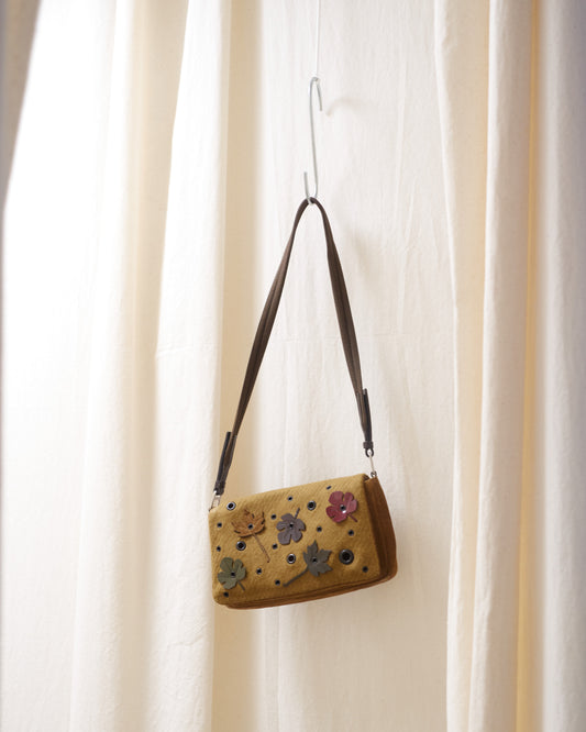 Prada AW 1999 autumnal suede bag