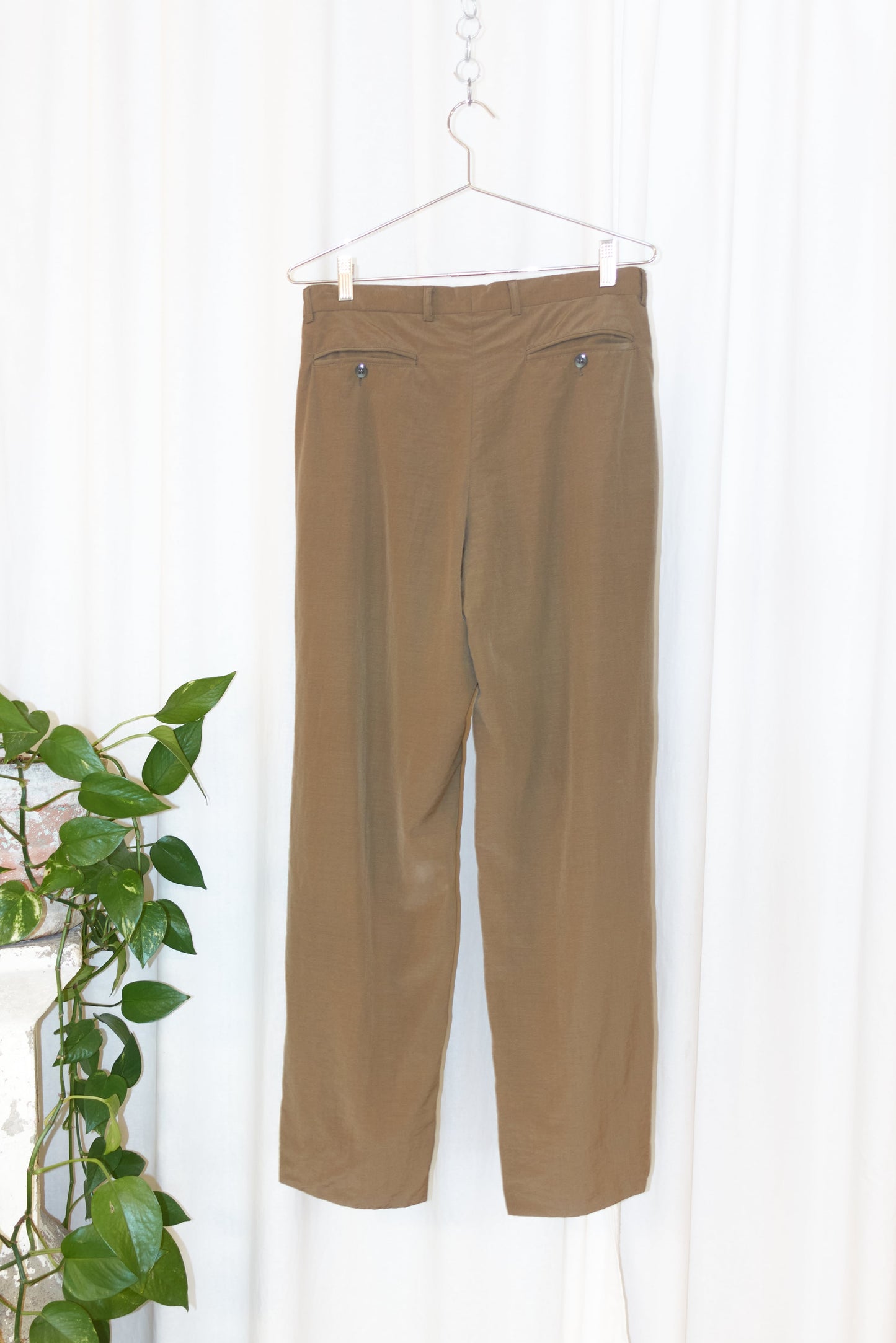 Manuel Ritz Pipo sheeny pleated trousers