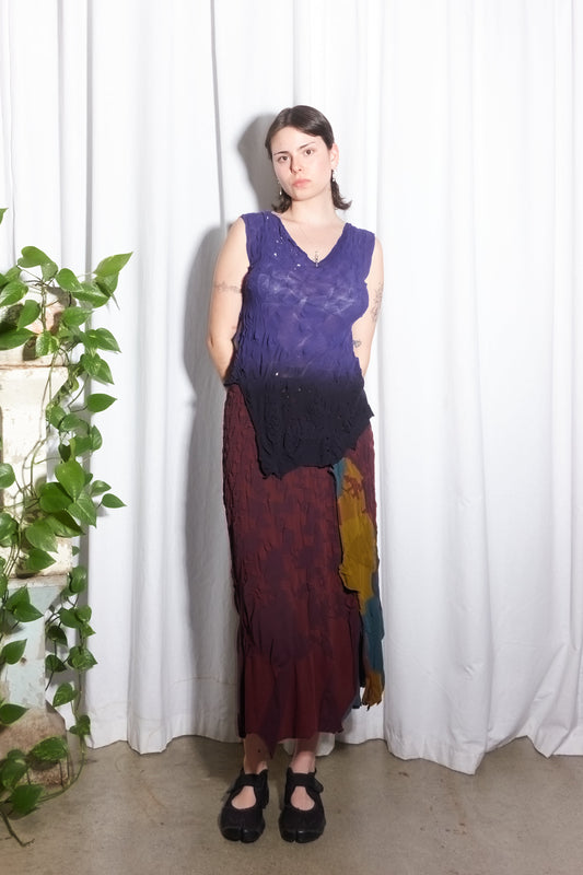 Jurgen Lehl crazy knit skirt