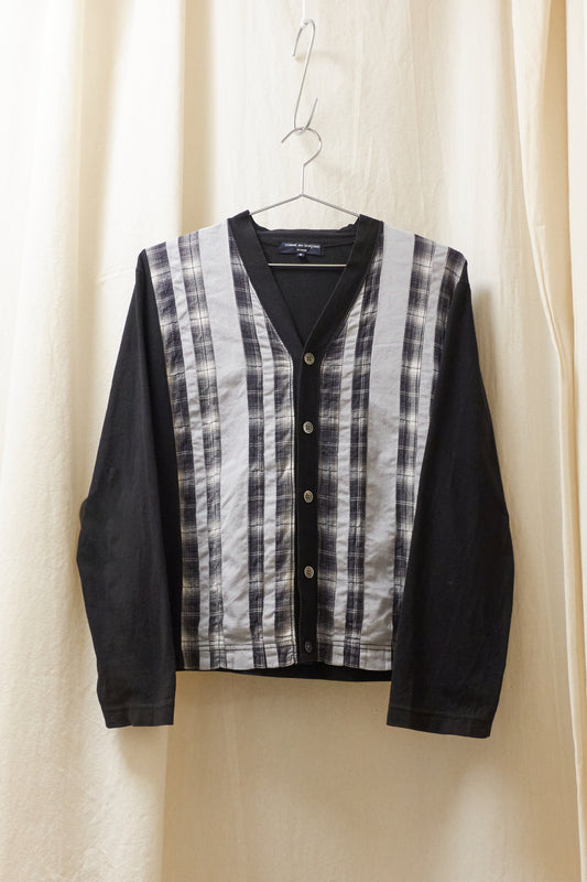 Comme des Garcons Homme check front cardigan