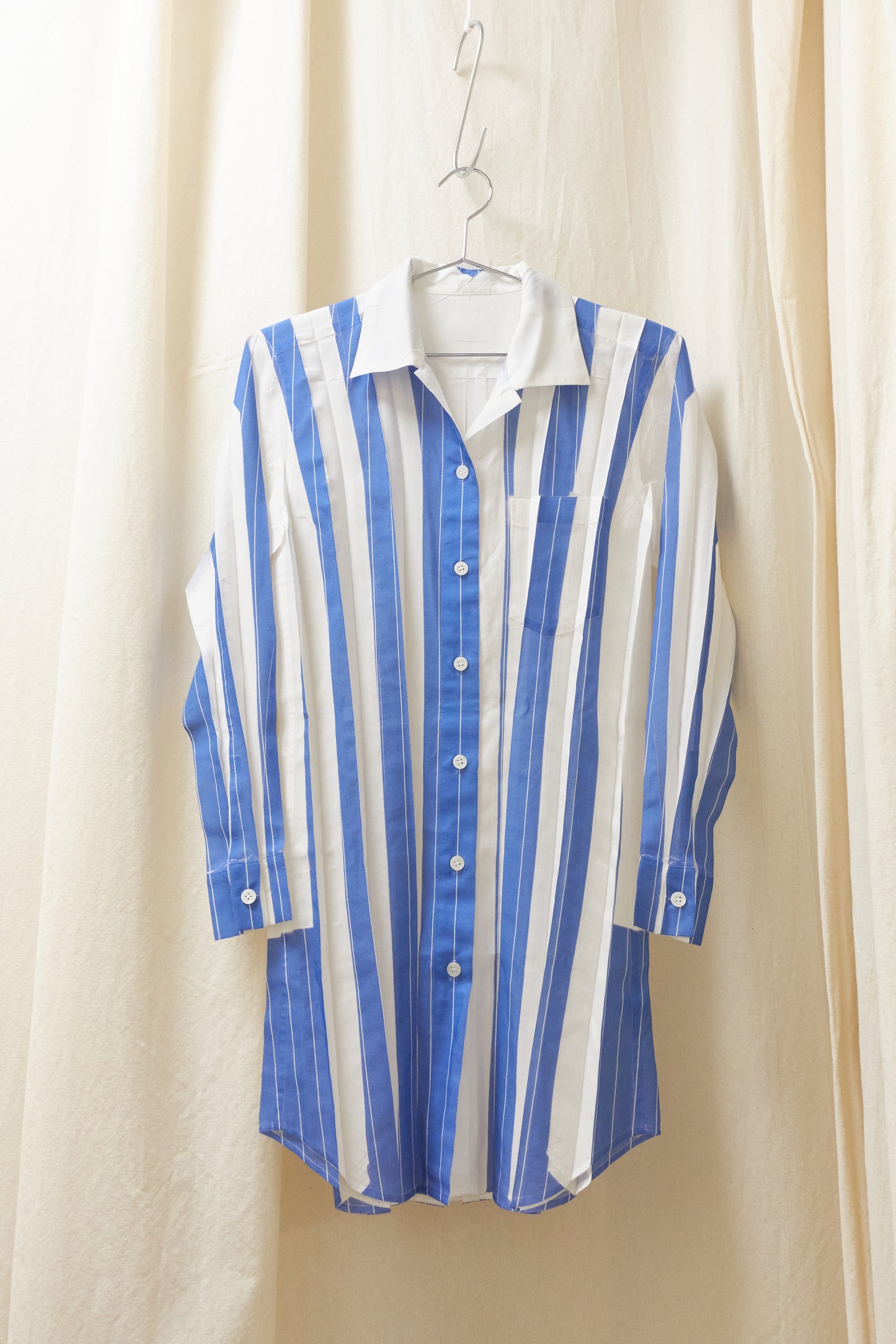 Issey Miyake pleated & printed shirt