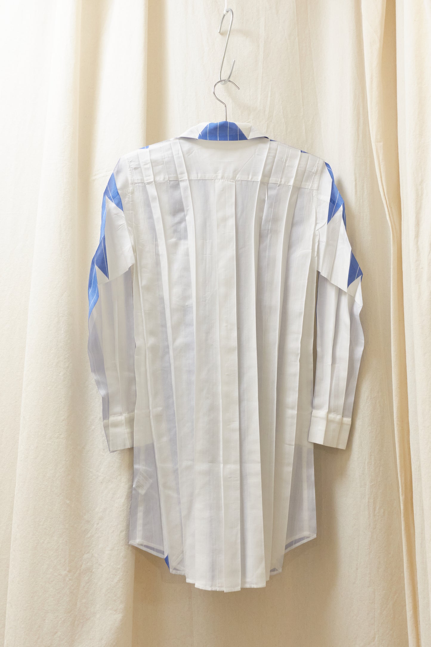 Issey Miyake pleated & printed shirt