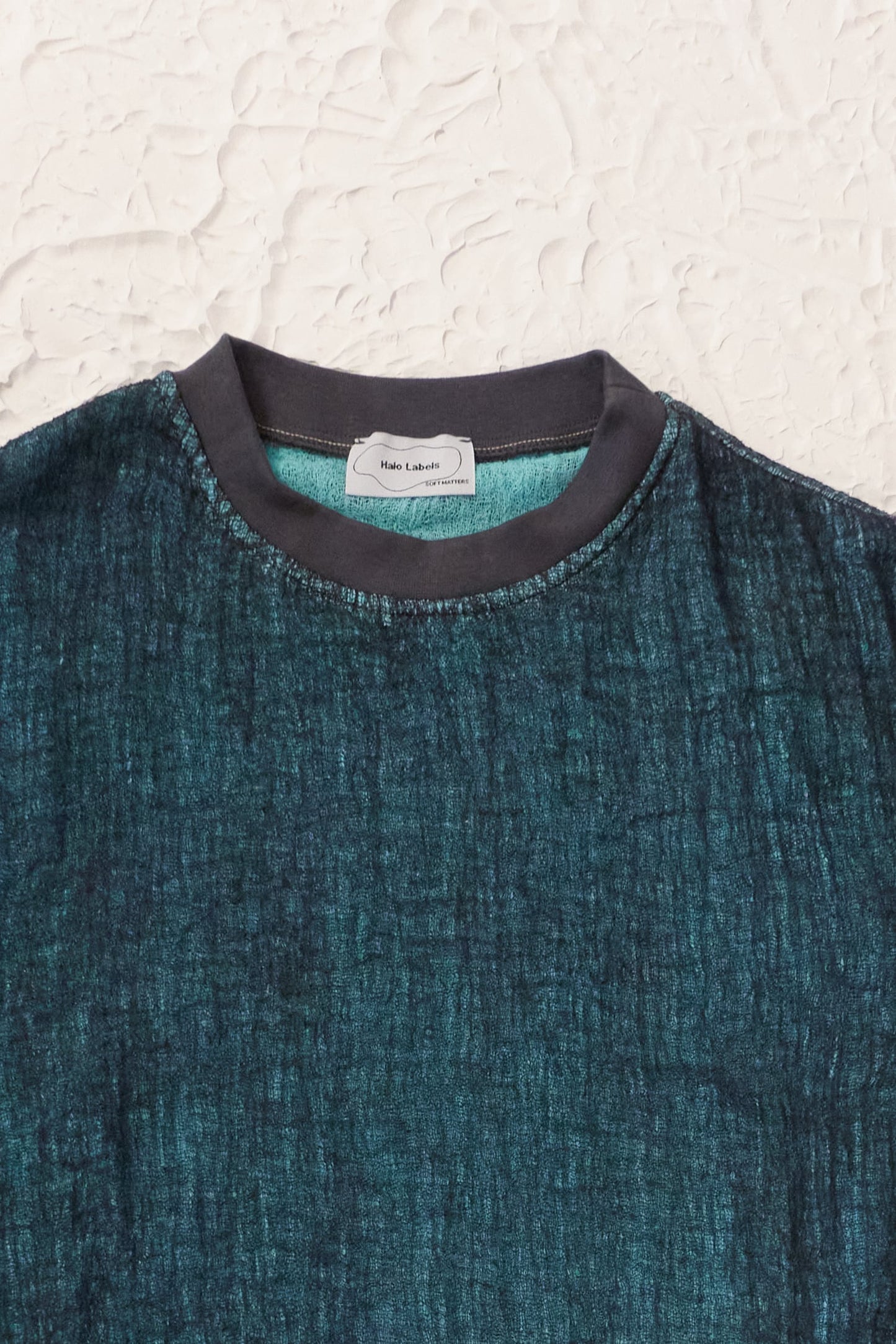 Halo Labels gauze t-shirt - emerald