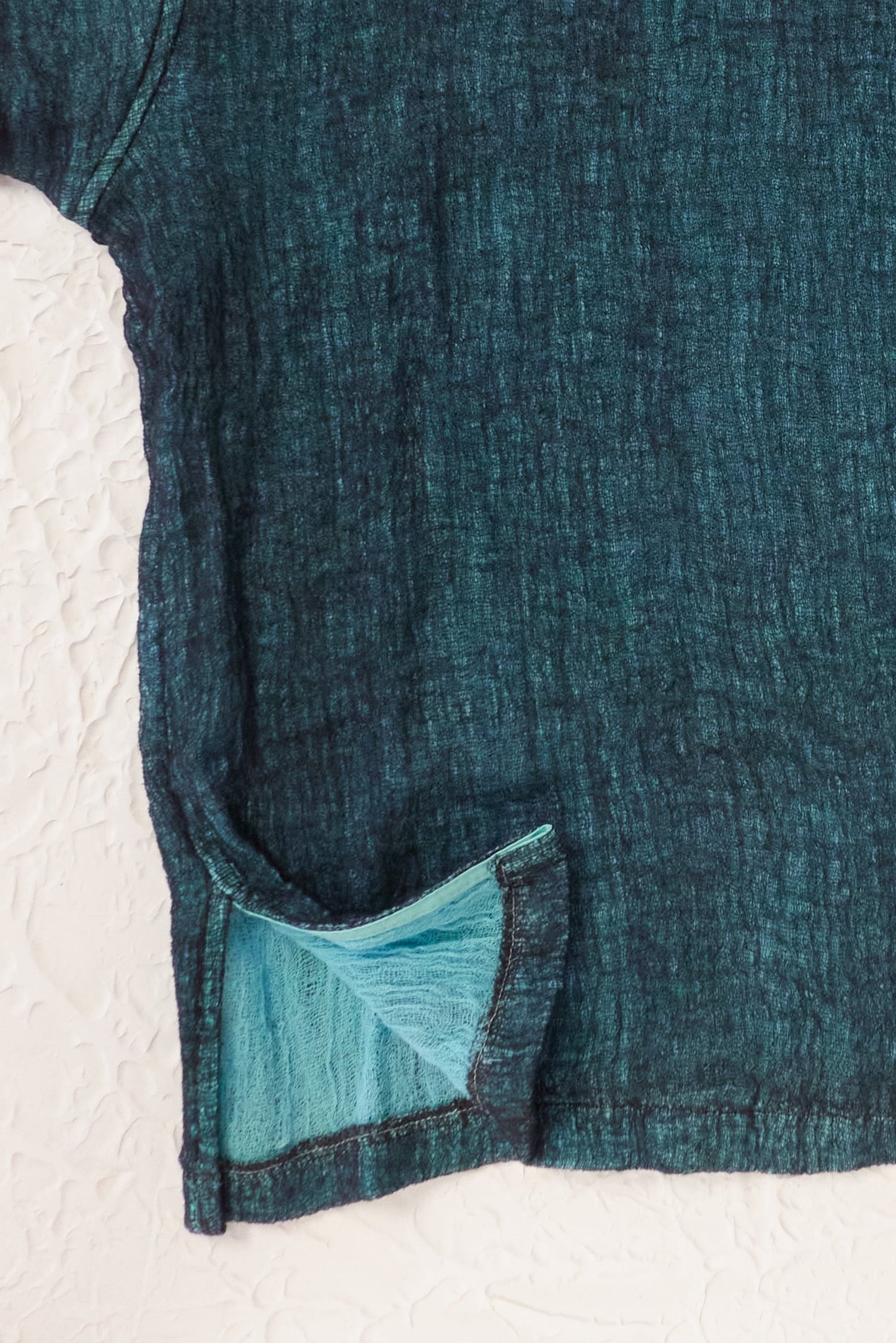 Halo Labels gauze t-shirt - emerald