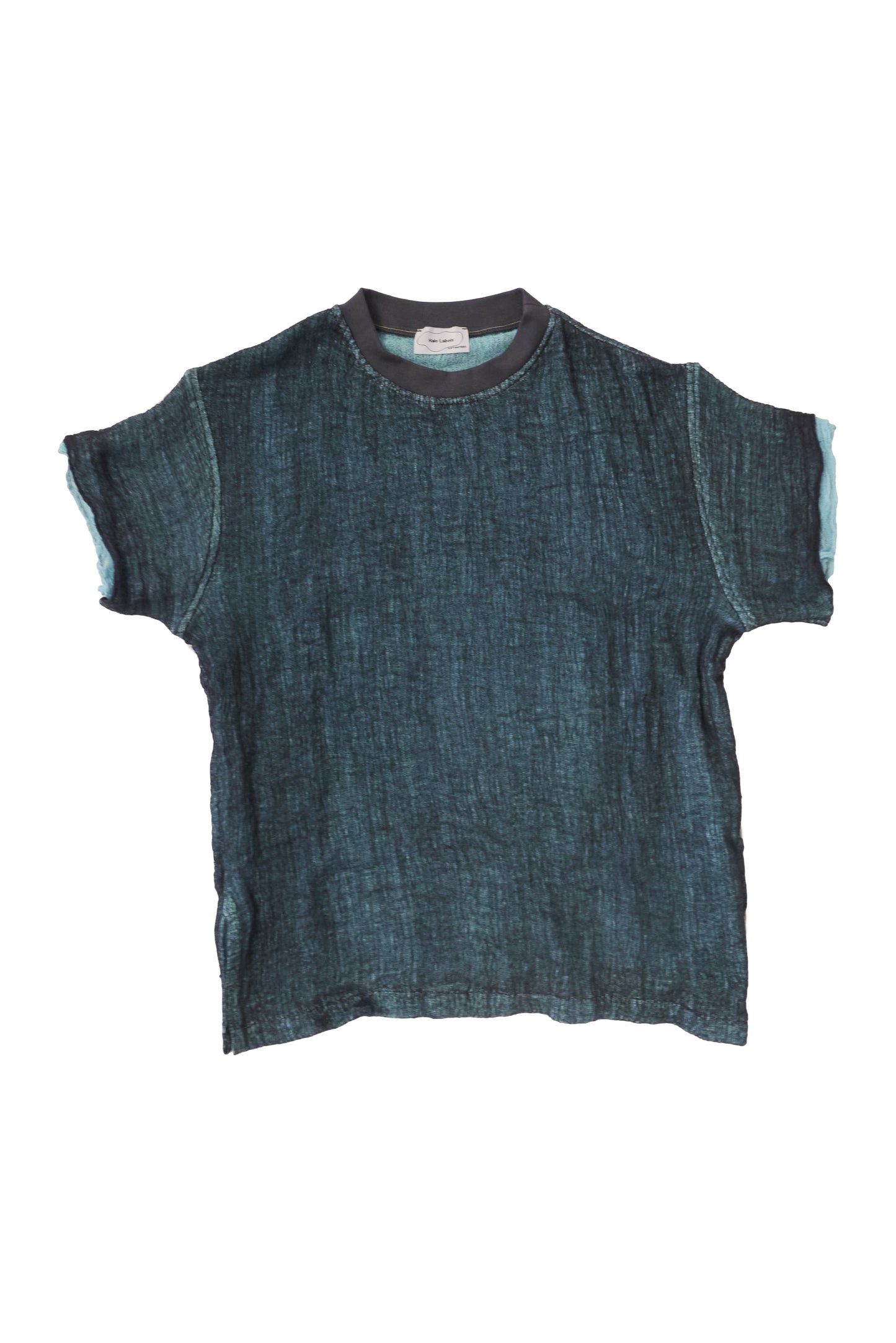 Halo Labels gauze t-shirt - emerald