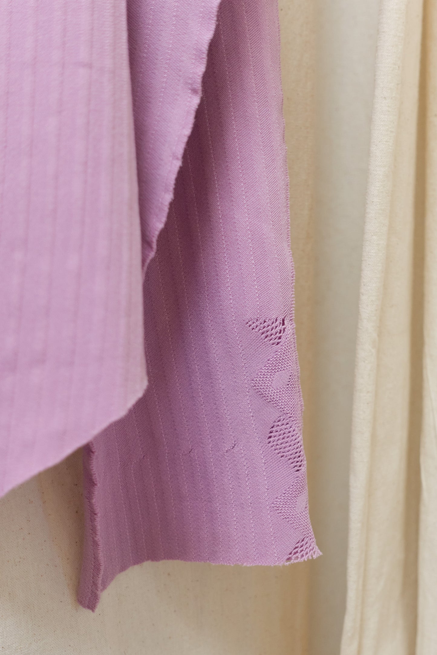 Issey Miyake Fete / A-POC lace front cardigan