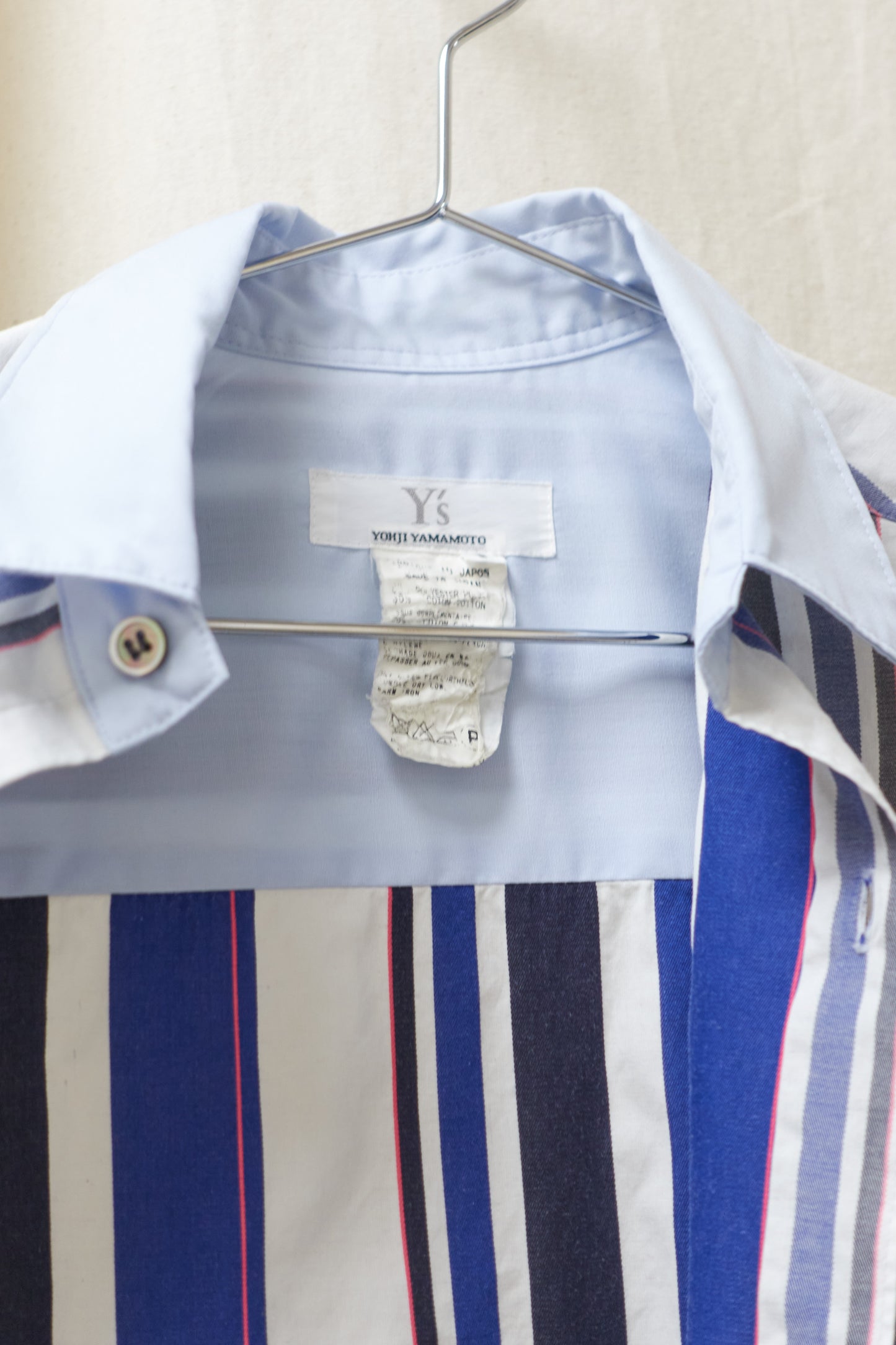 Yohji Yamamoto Y's 'inside out' striped shirt