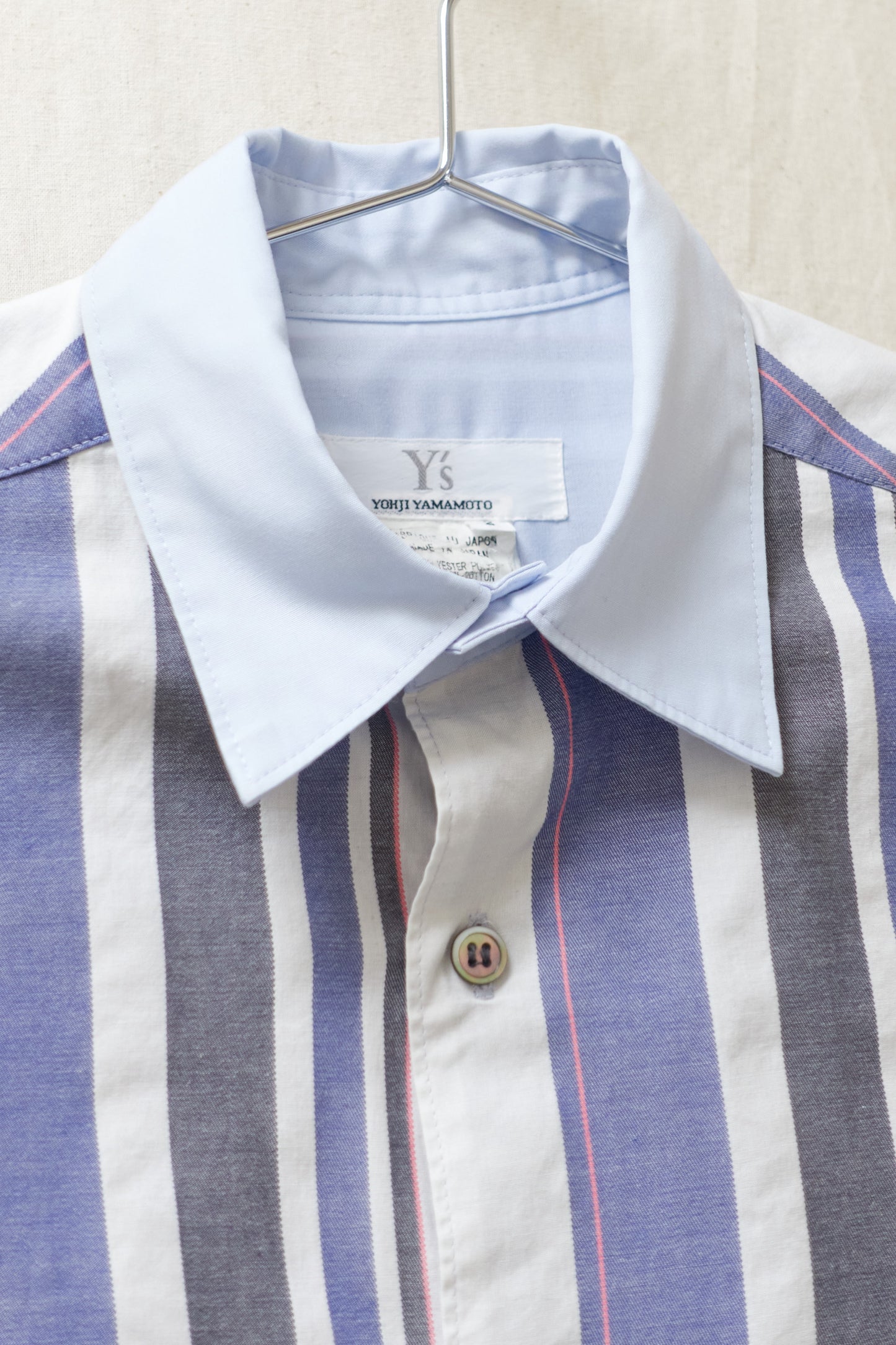 Yohji Yamamoto Y's 'inside out' striped shirt
