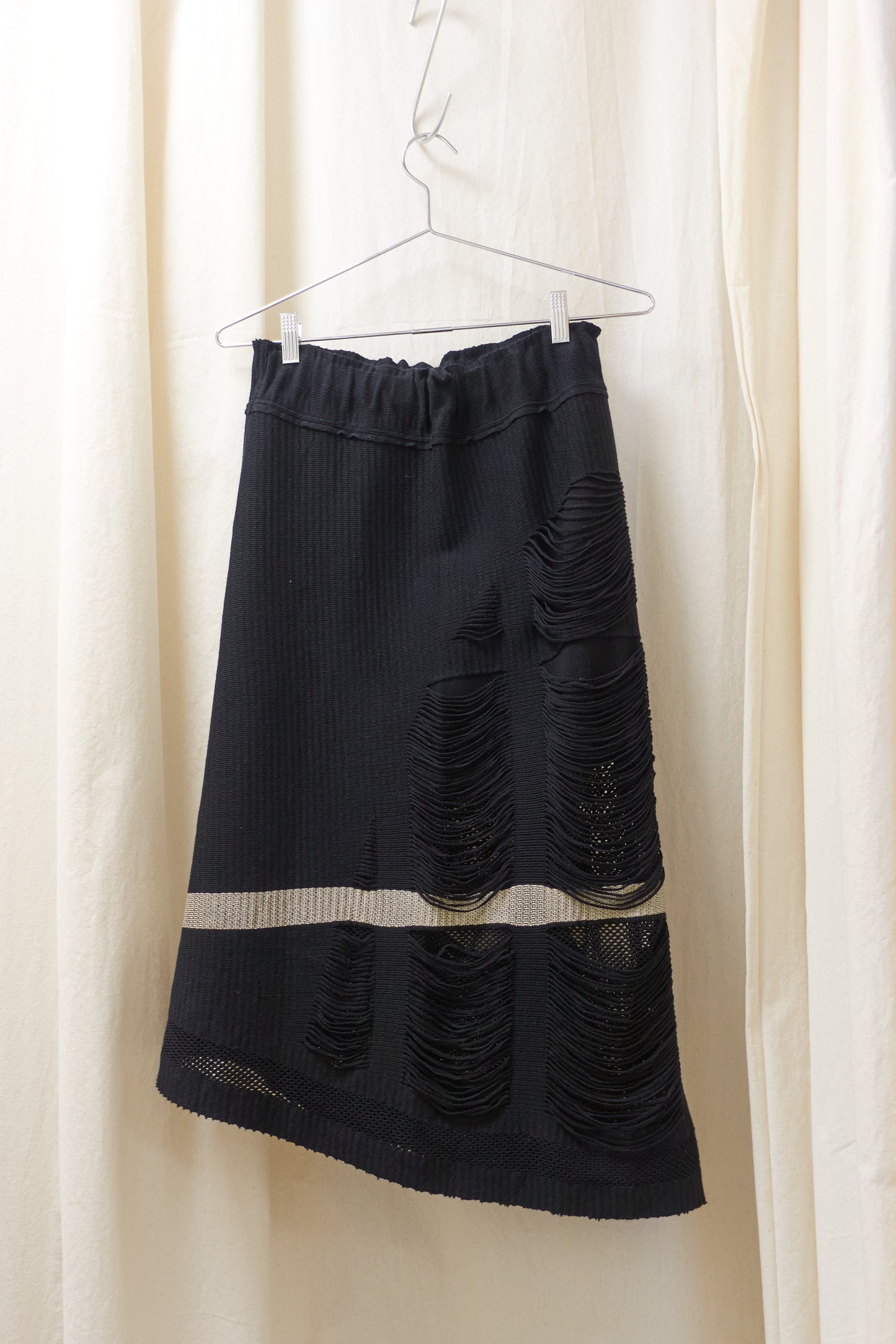 Issey Miyake Fete A.POC 'unravelling' skirt