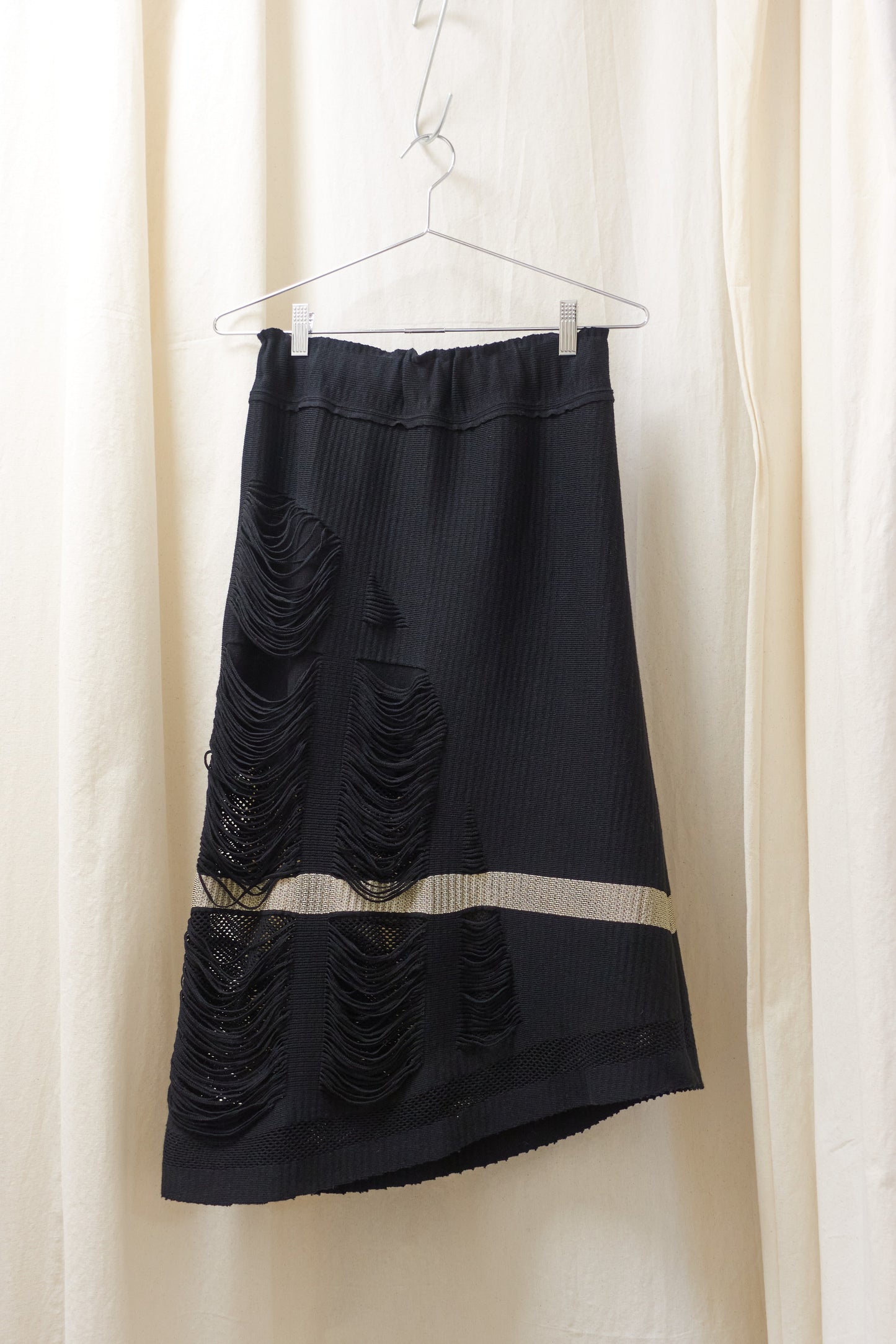 Issey Miyake Fete A.POC 'unravelling' skirt