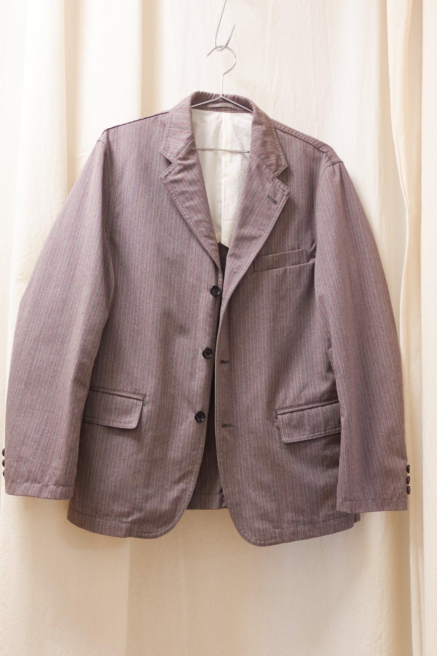 Comme Des Garcons Homme 2003 stripe cotton suit
