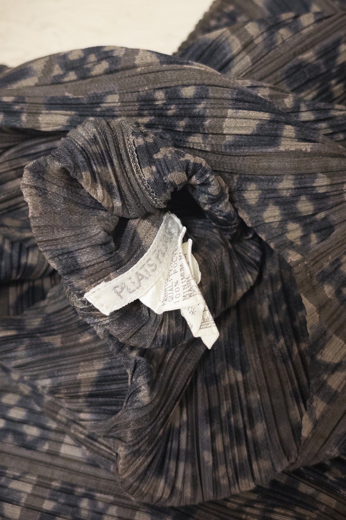 Issey Miyake Pleats Please 'tile' printed maxi dress 1999