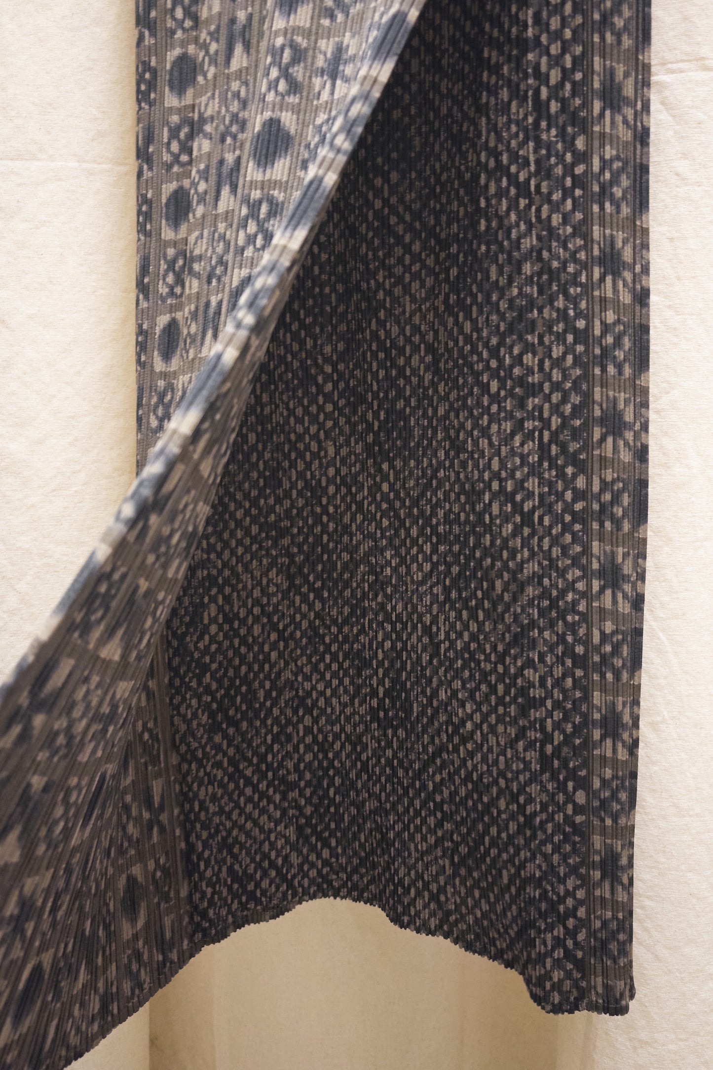 Issey Miyake Pleats Please 'tile' printed maxi dress 1999