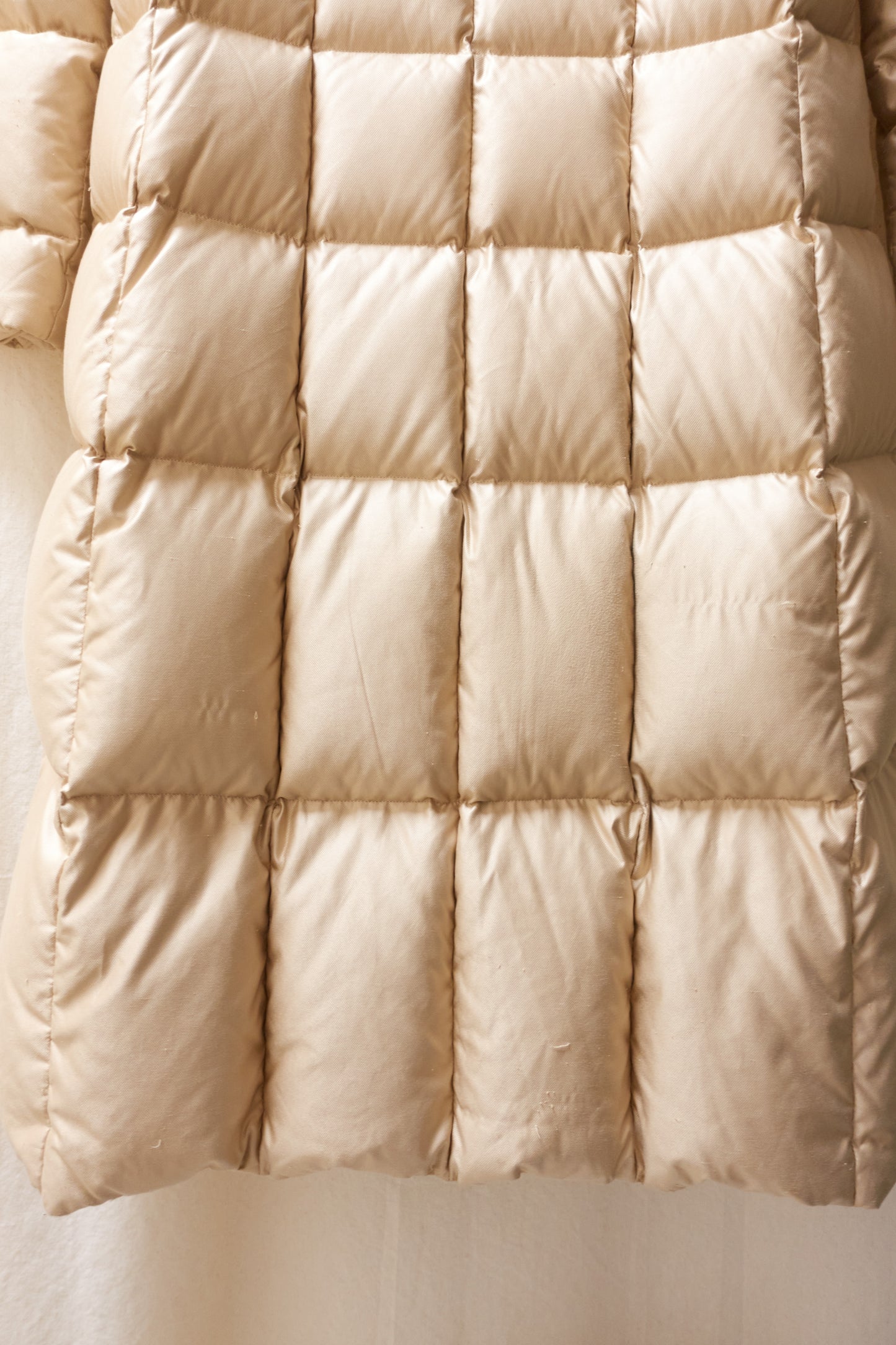 Issey Miyake pleated collar puffer coat