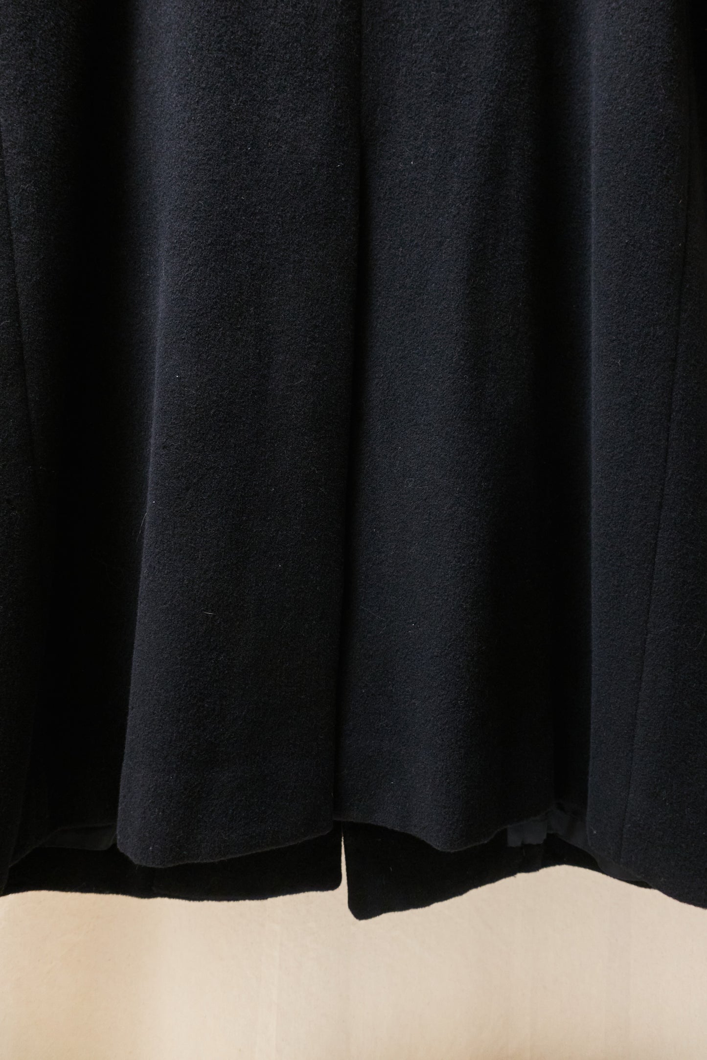 Jun Men long melton wool chester coat