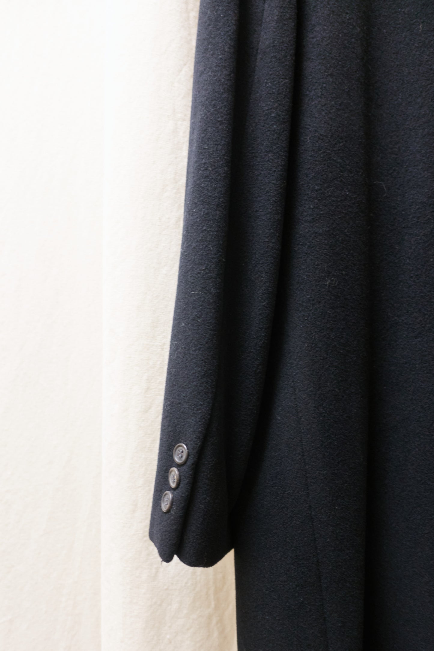 Jun Men long melton wool chester coat