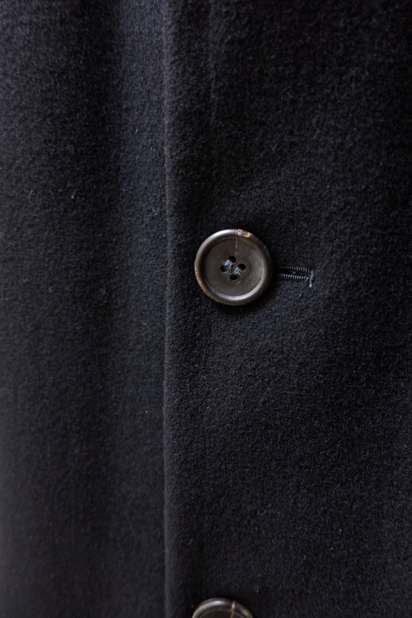 Jun Men long melton wool chester coat