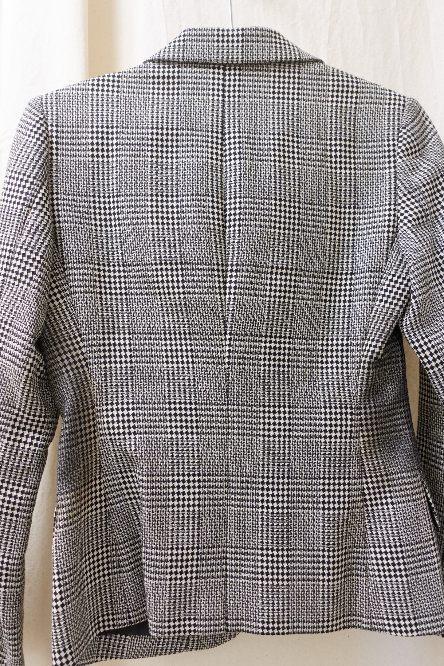 Issey Miyake c.1990s trouser suit with dyed black sections