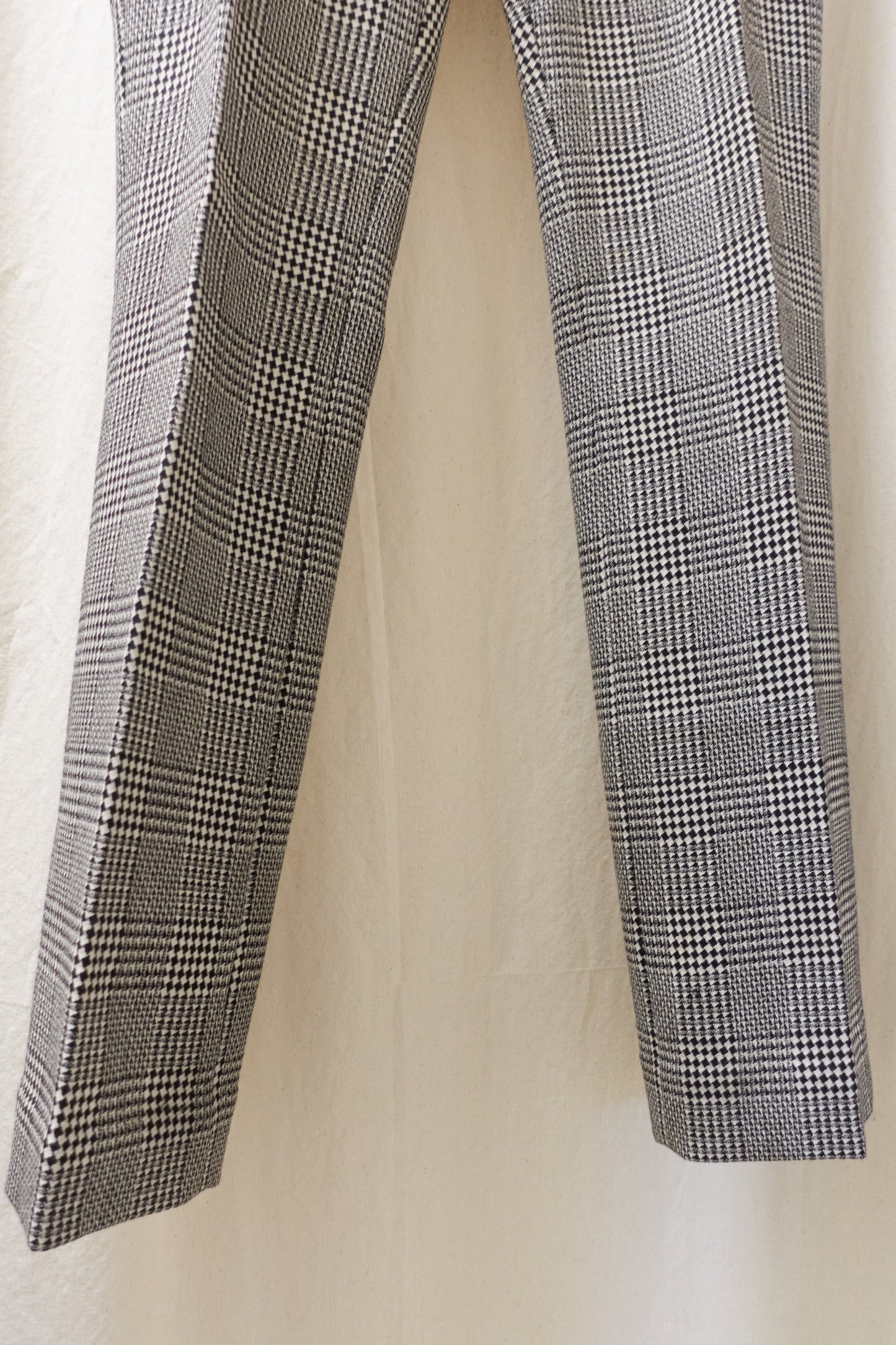 Issey Miyake c.1990s trouser suit with dyed black sections