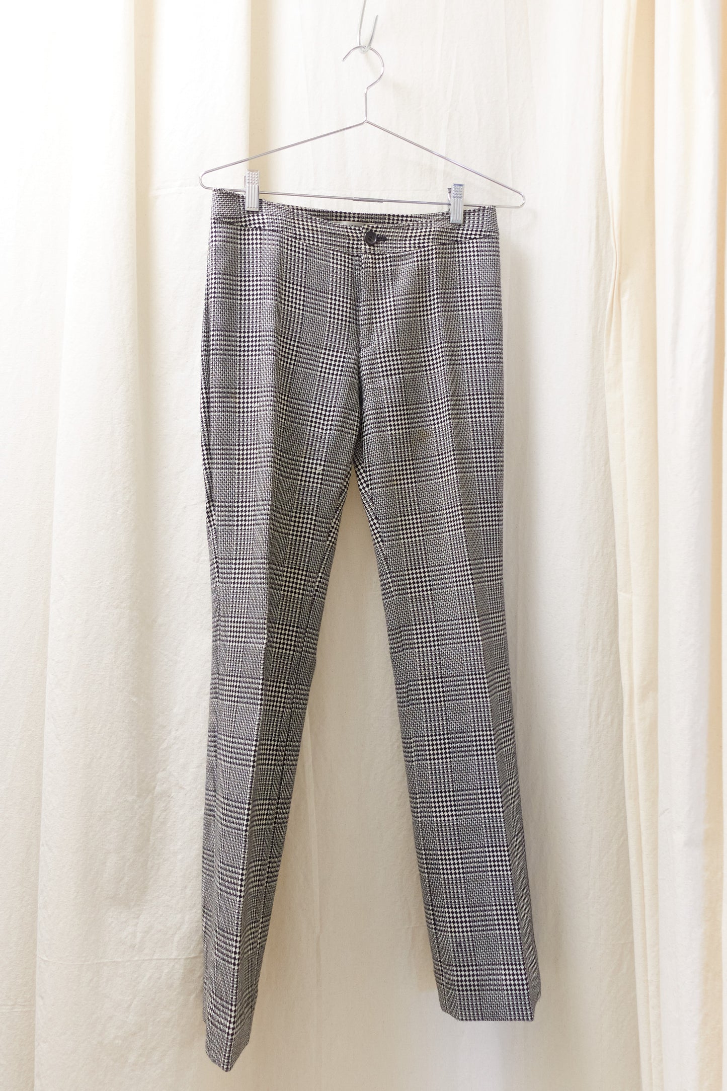 Issey Miyake c.1990s trouser suit with dyed black sections