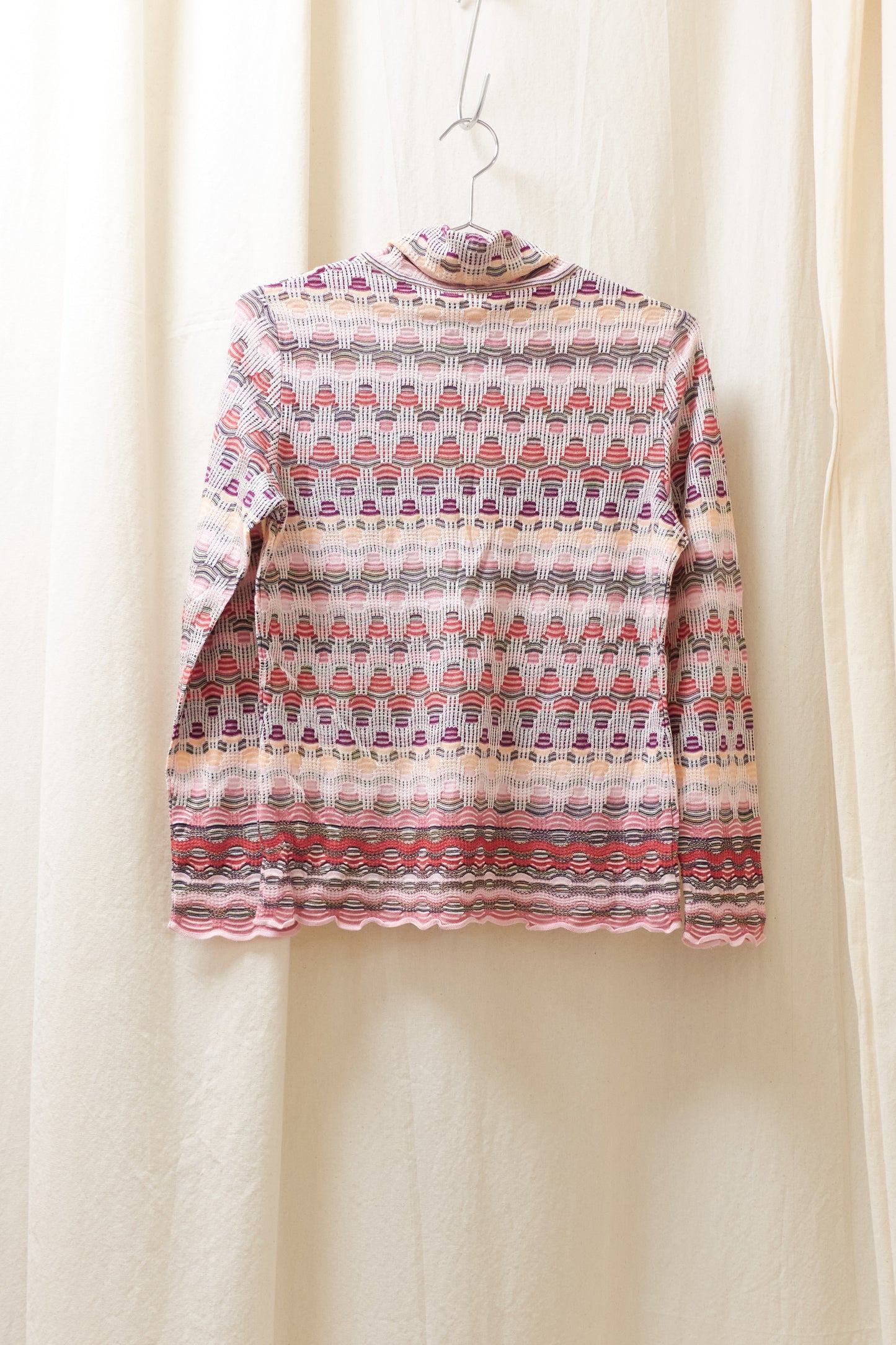 Missoni multicolour textural knit turtleneck