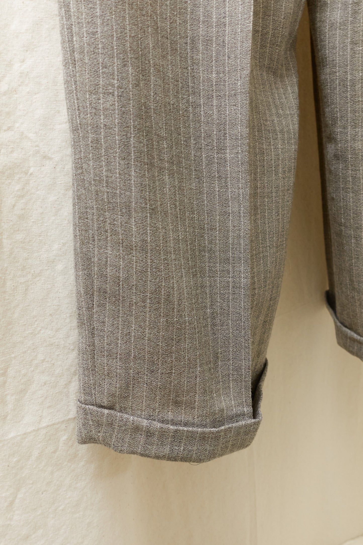 Christian Dior Monsieur striped pleated slacks