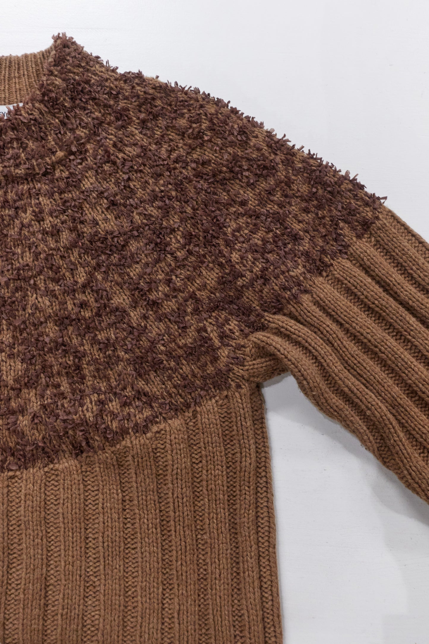 Issey Miyake Men 1996 textural rib knit jumper