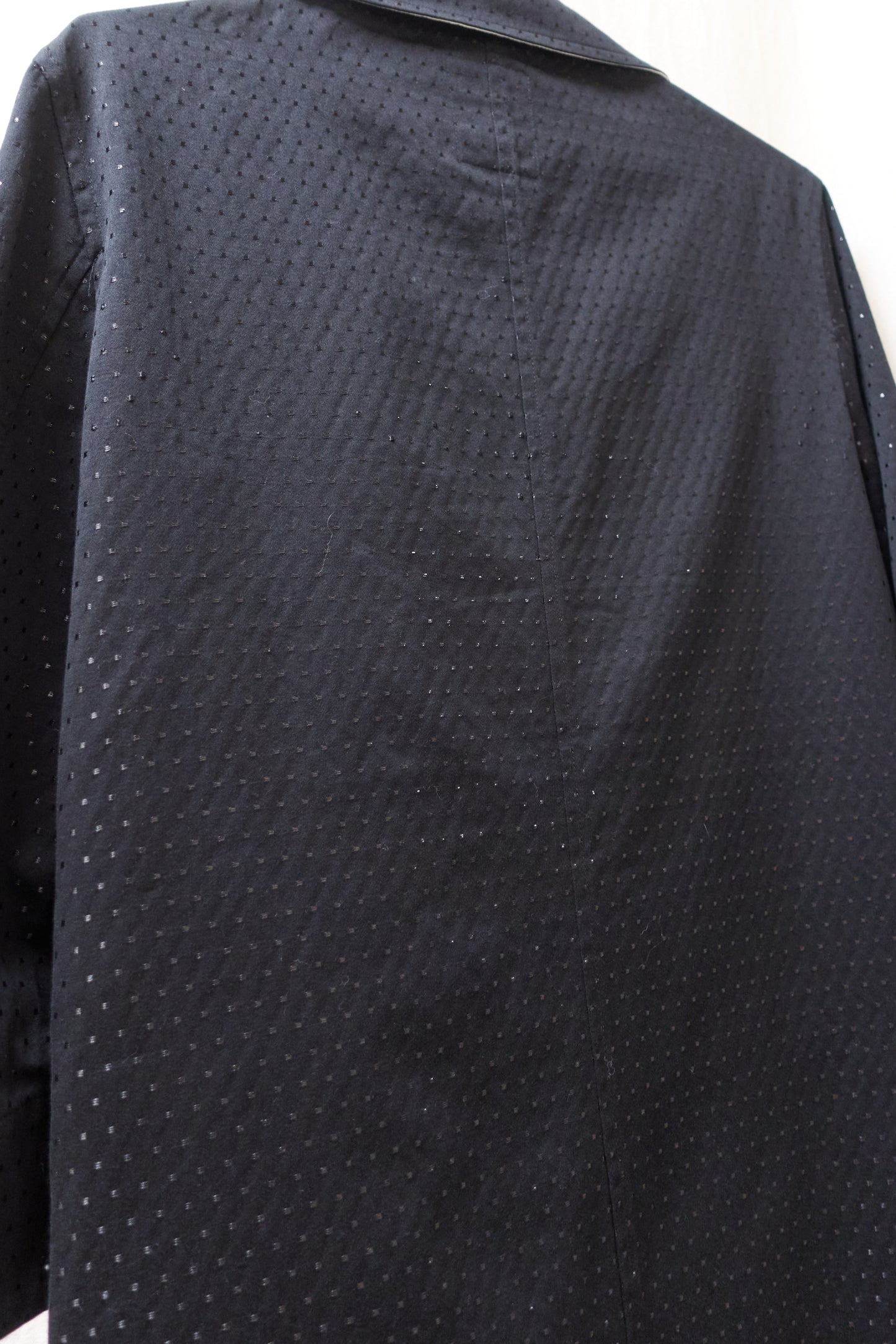 Limi Feu sparkly lightweight double breasted coat